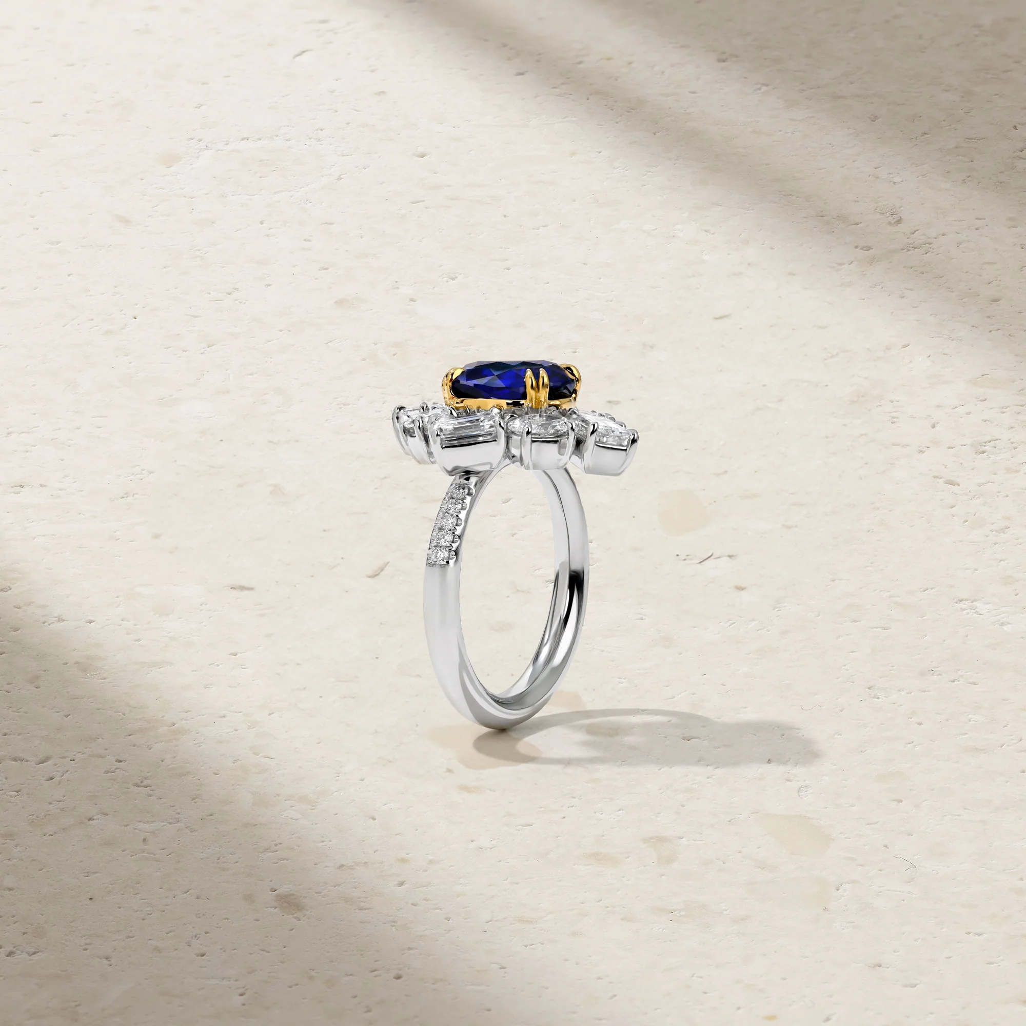 Asymmetra Sapphire Ring - Image 2