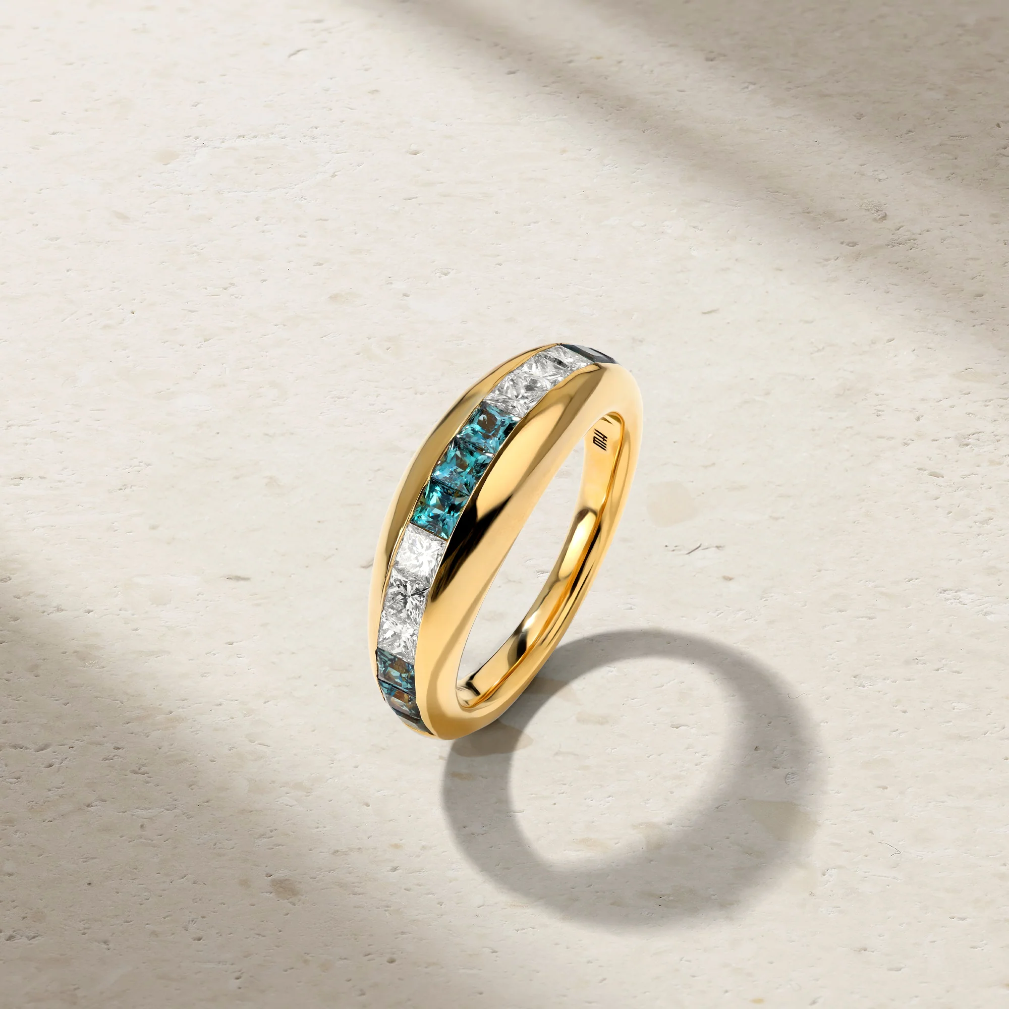 Aurora Alexandrite and Diamond Ring - Image 2