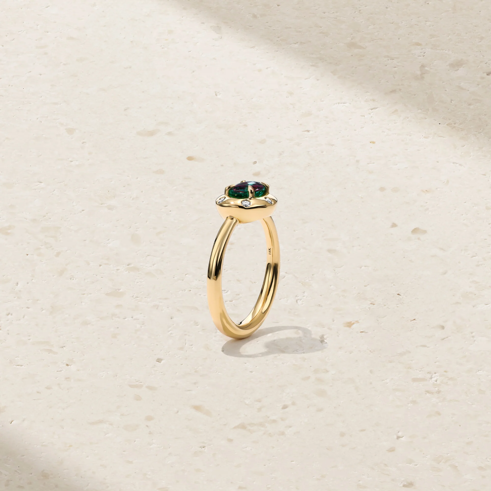 Aurum Oval Alexandrite Ring - Image 4