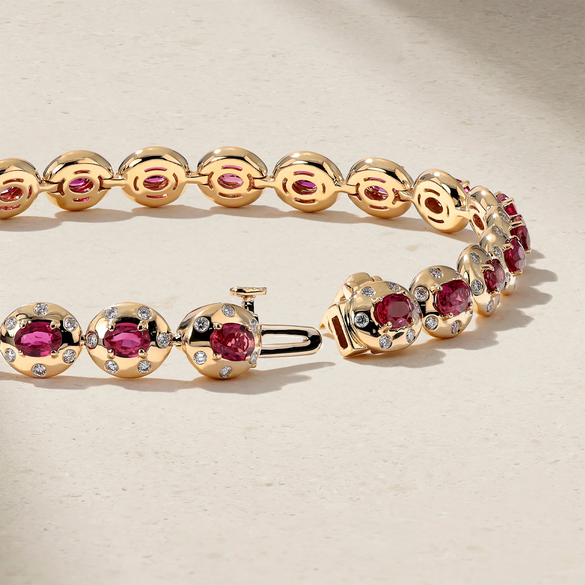 Aurum Oval Ruby Bracelet - Image 3