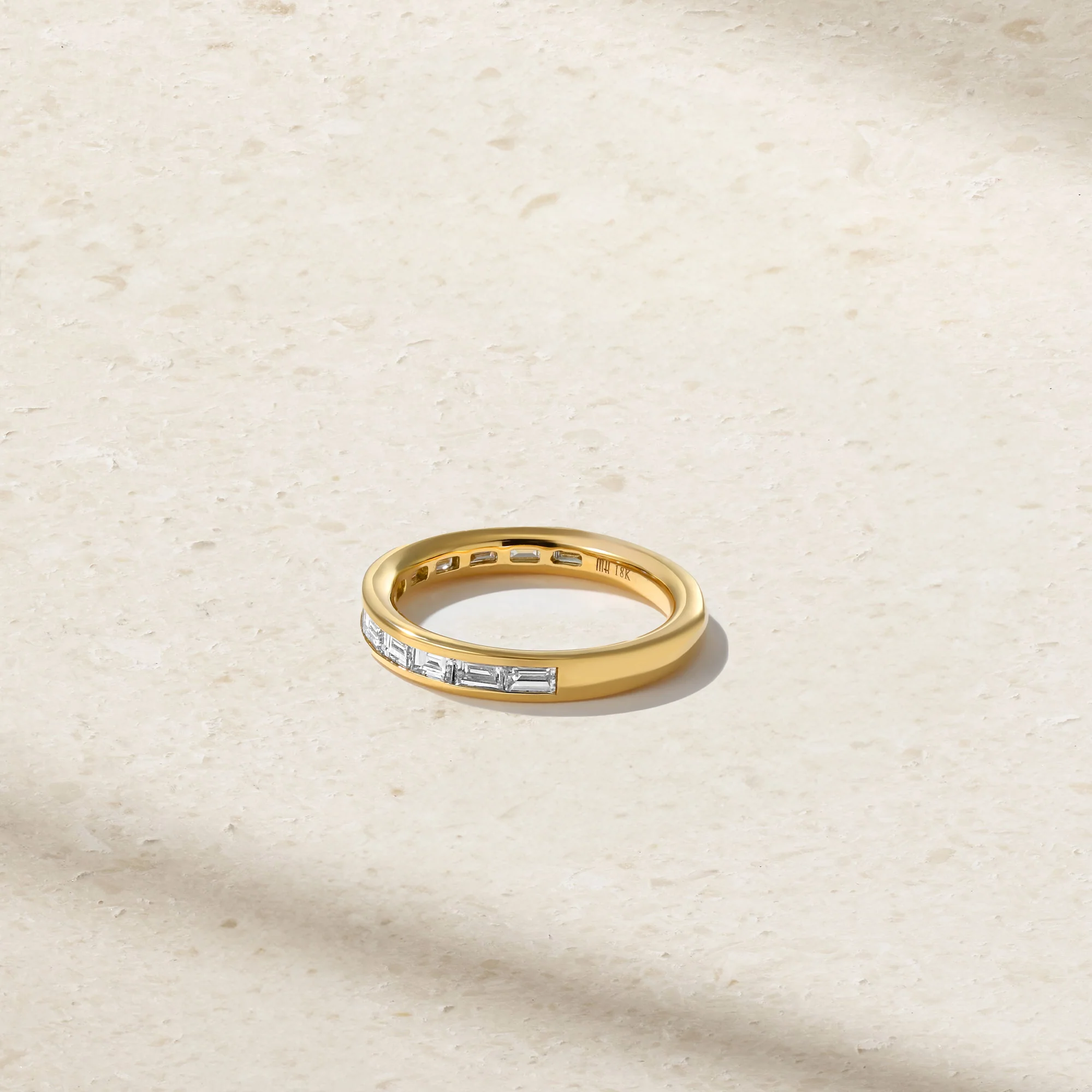 Baguette Diamond Thread Ring - Image 4
