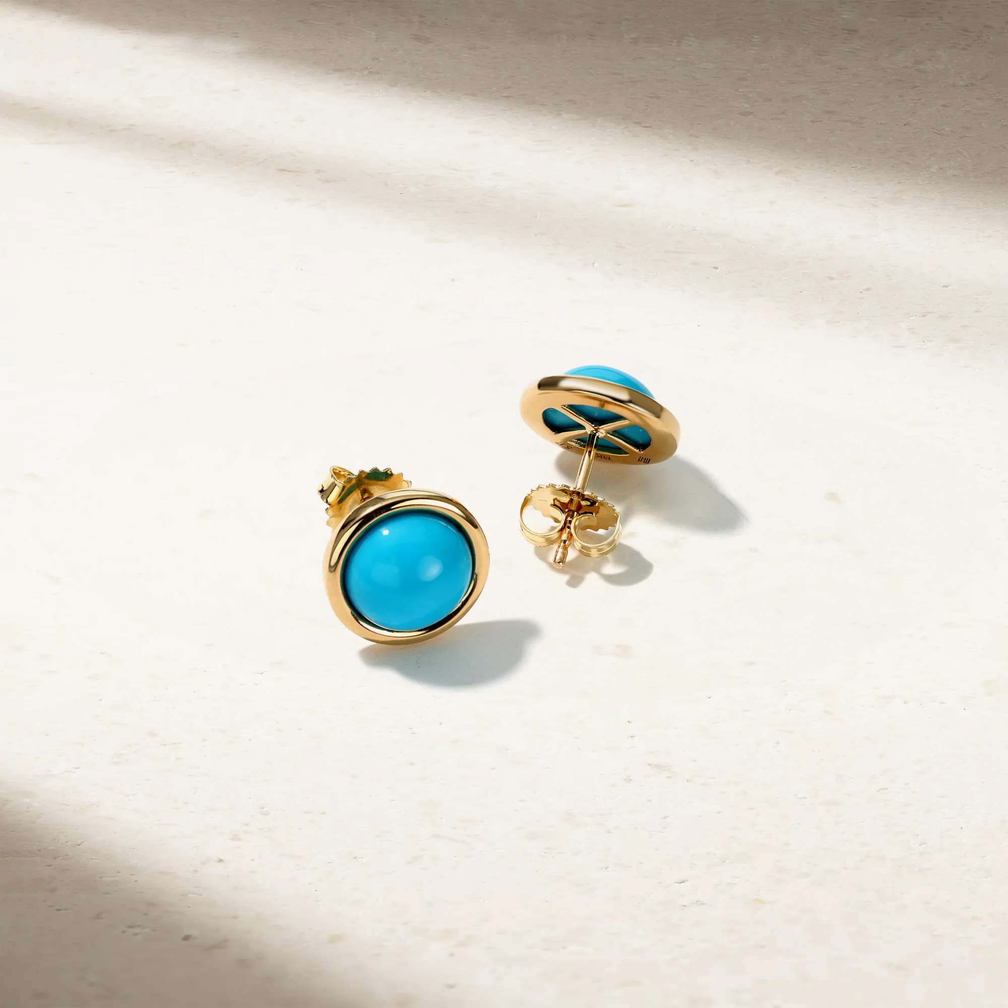 Bubble Turquoise Stud Earring - Image 3