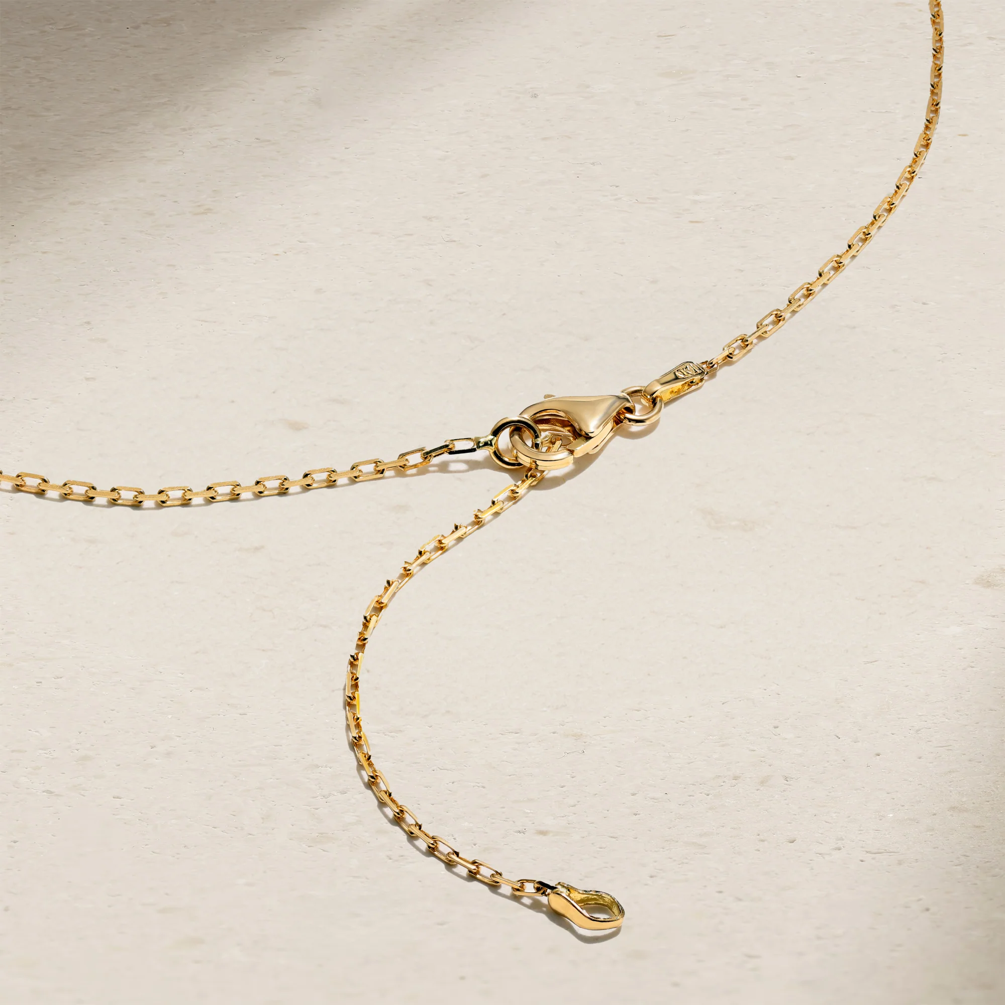 Bubbly Curved Emerald and Diamond Necklace - Image 4