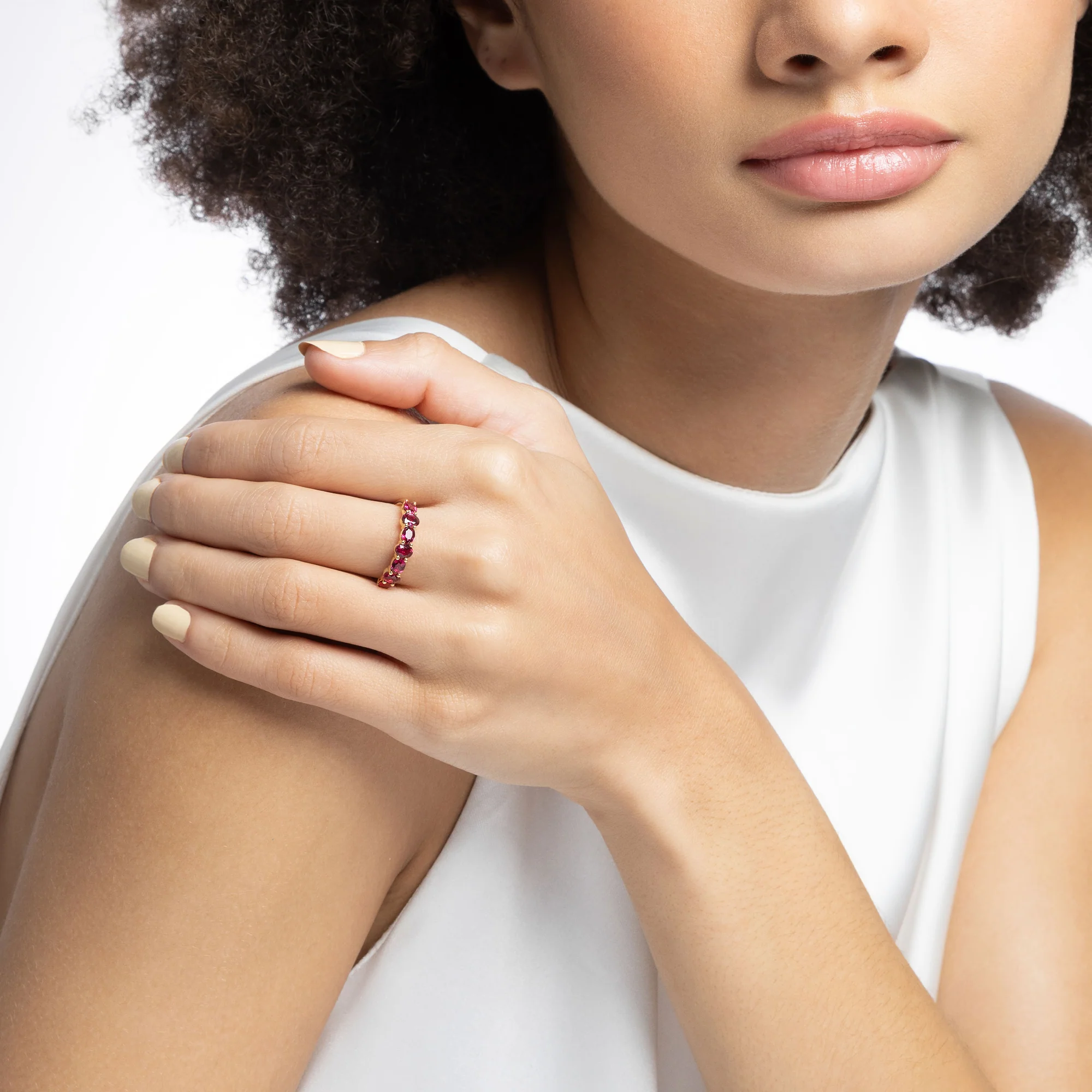 Crackle Ruby Ring - Image 2