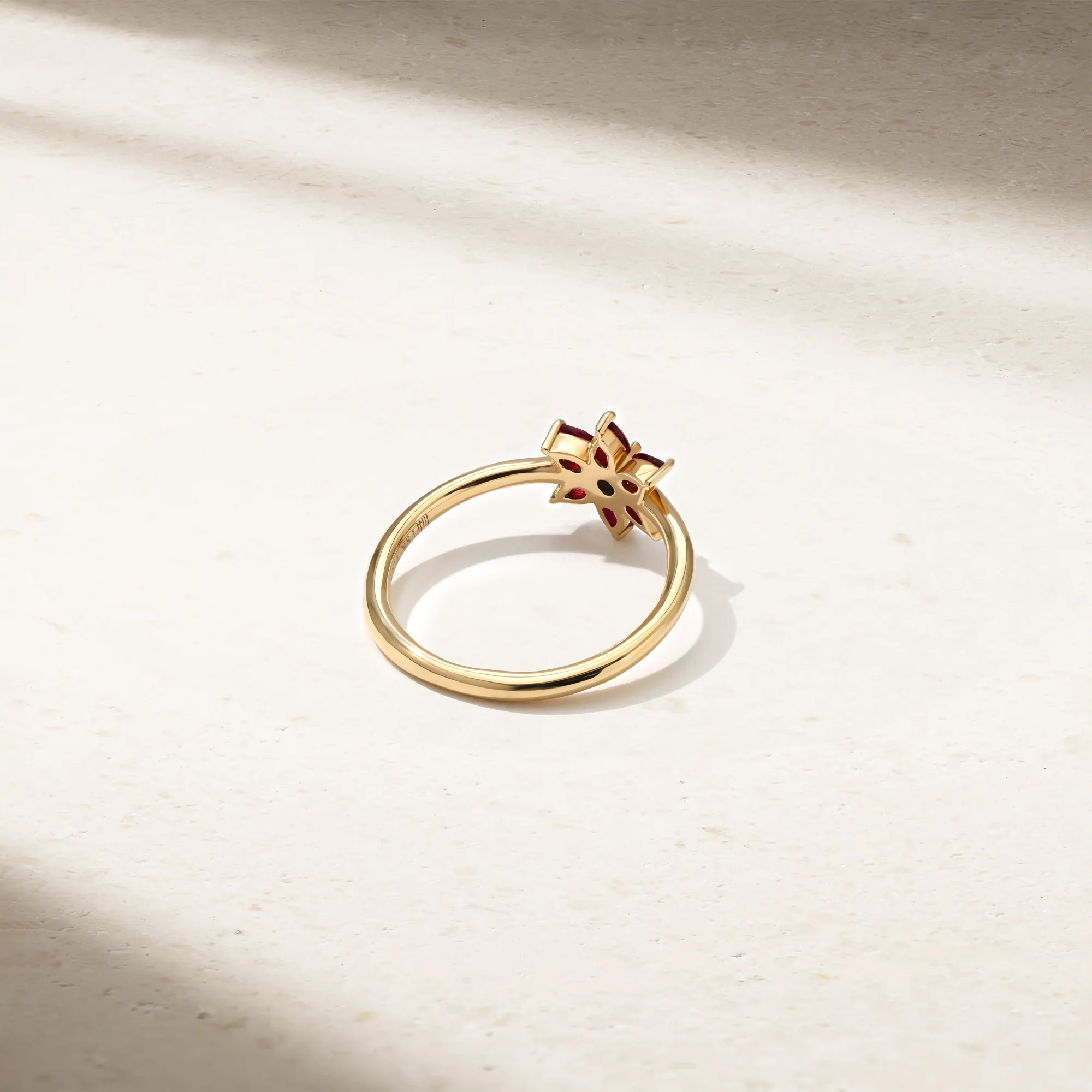 Daffodil Garden Ruby and Diamond Ring - Image 4