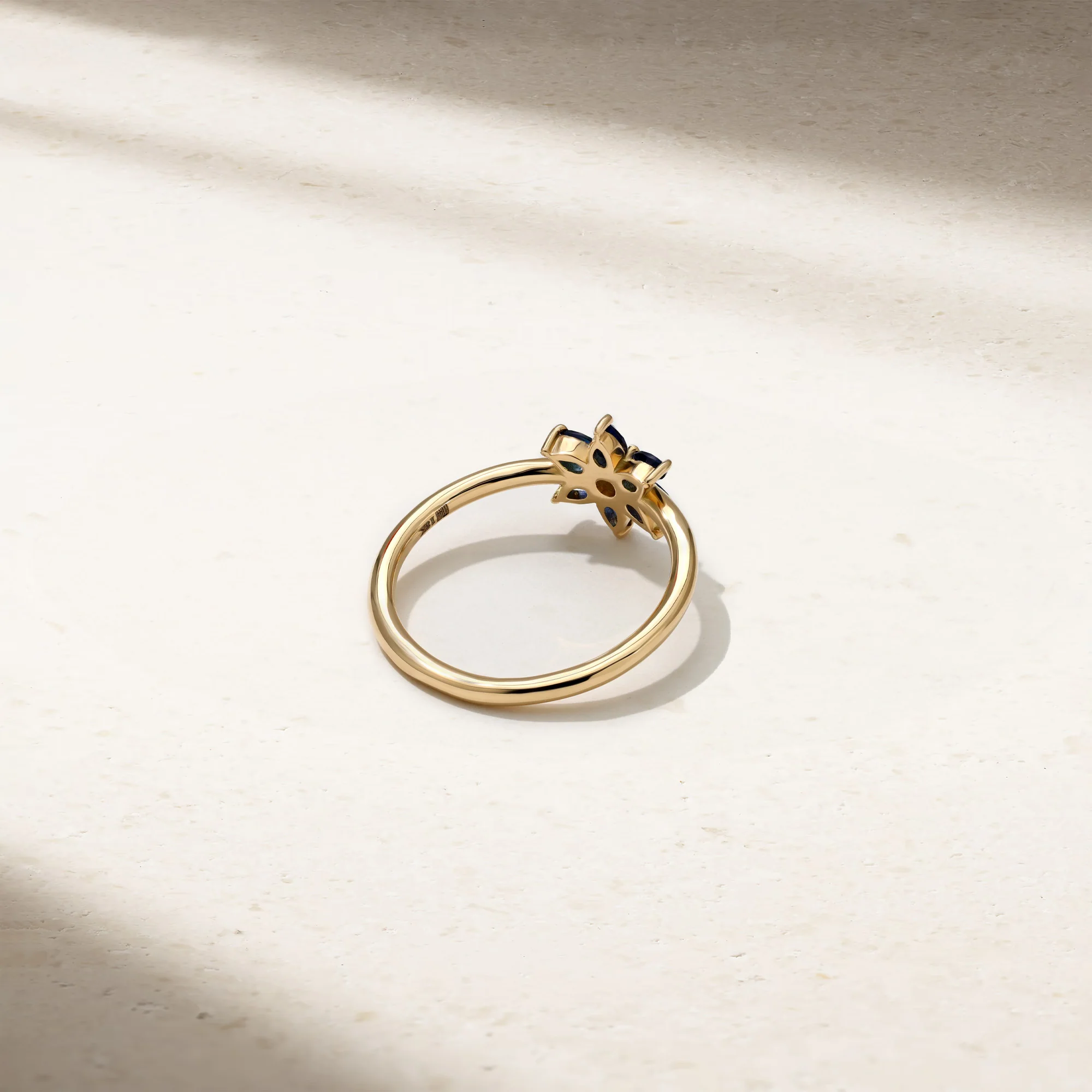 Daffodil Garden Sapphire and Diamond Ring - Image 3