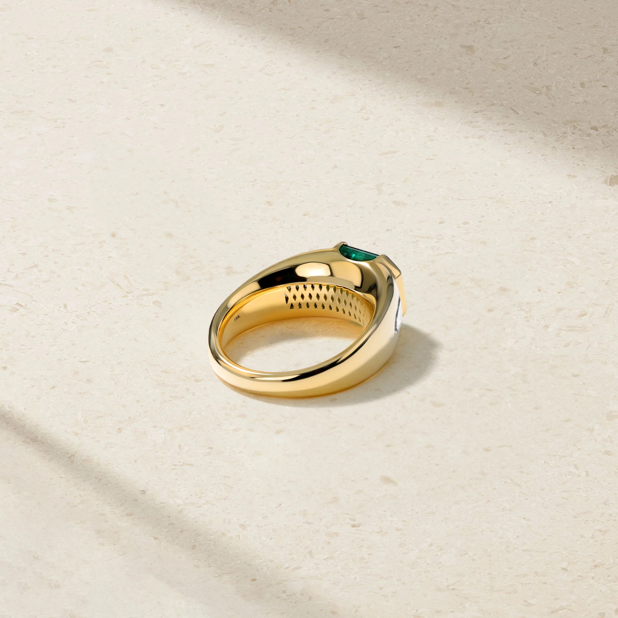 Mister Green Emerald and Diamond Ring - Image 3