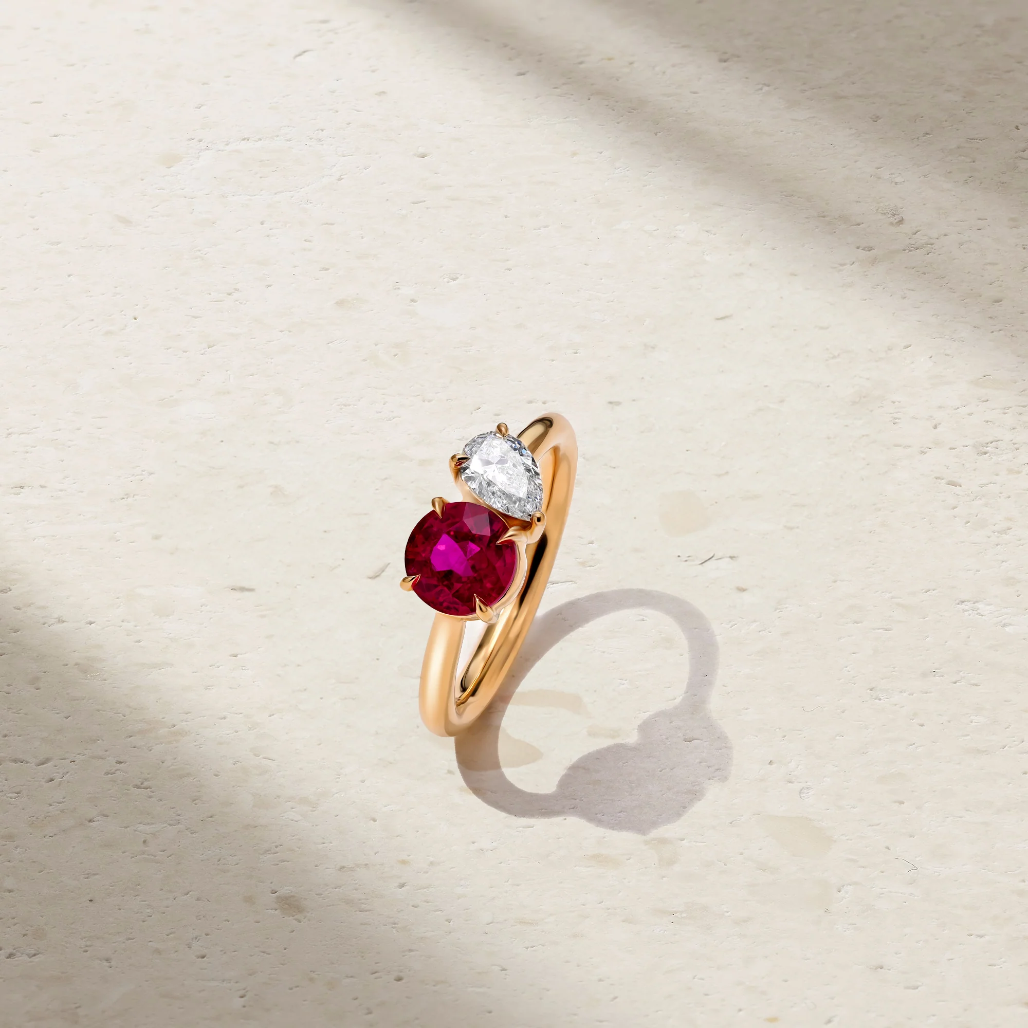 Entre Nous Ruby and Diamond Ring - Image 3