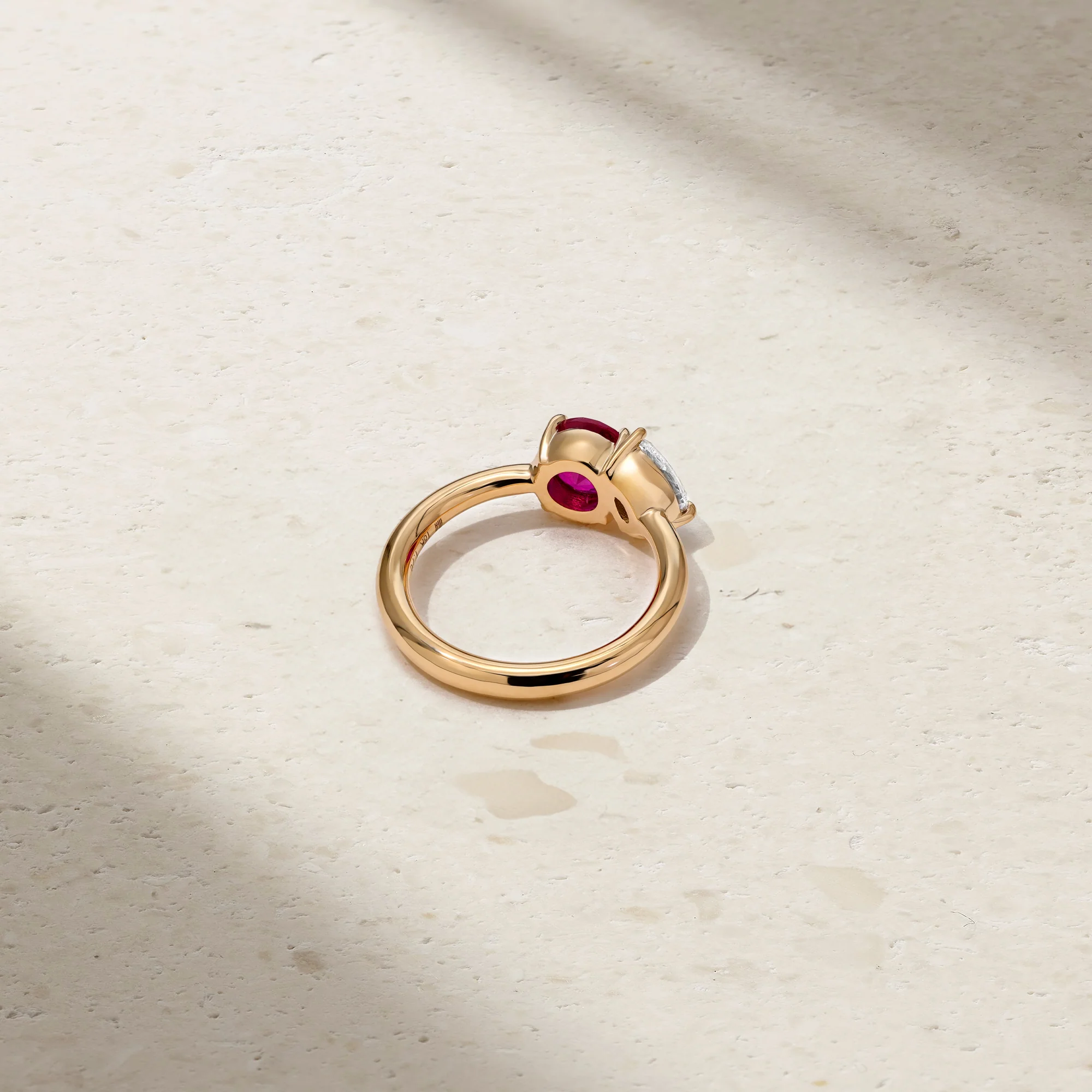 Entre Nous Ruby and Diamond Ring - Image 4