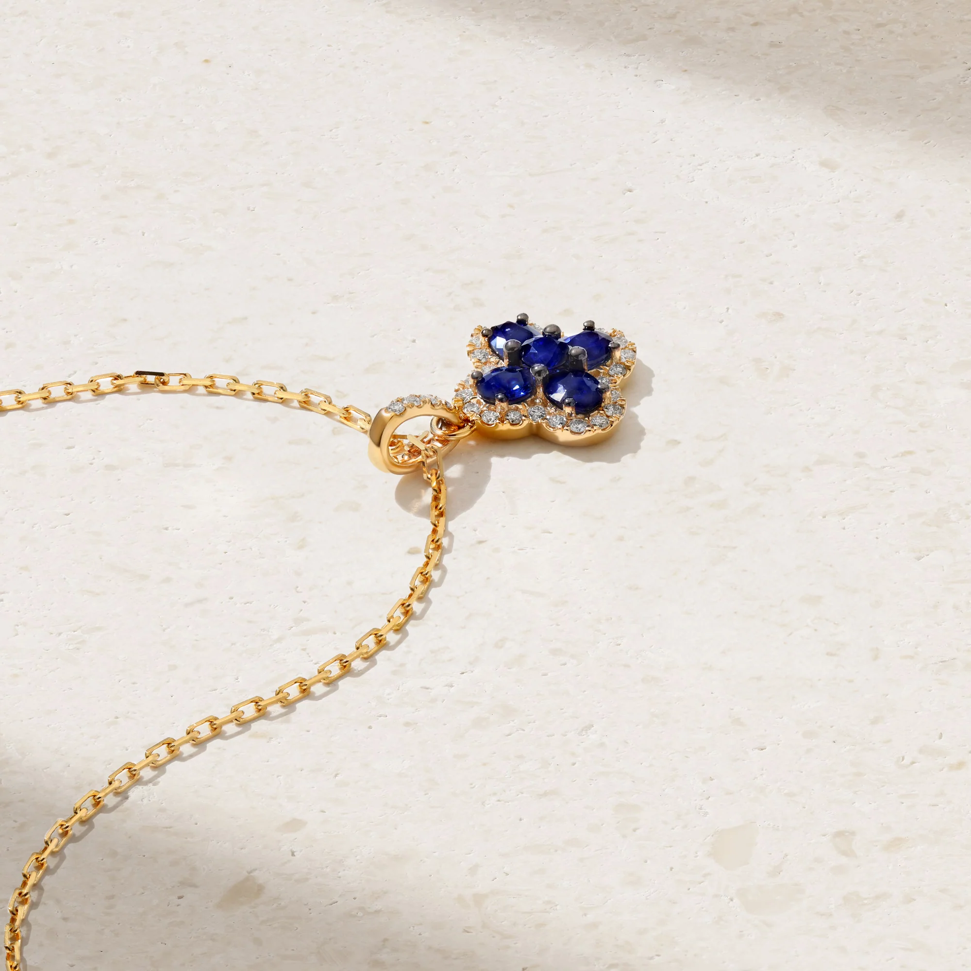 Felicity Sapphire and Diamond Pendant - Image 3
