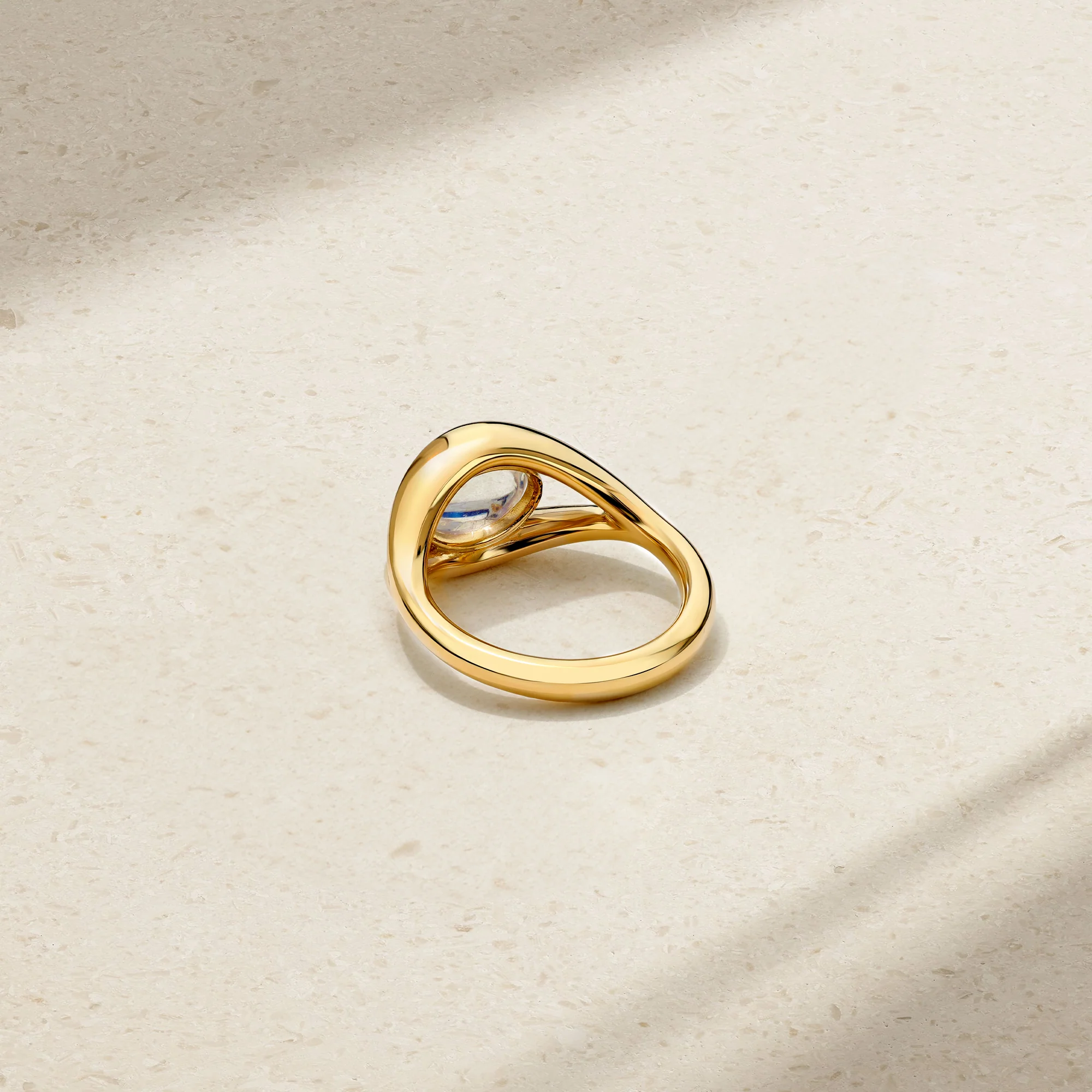 Fluid Evil Eye Moonstone Ring - Image 4