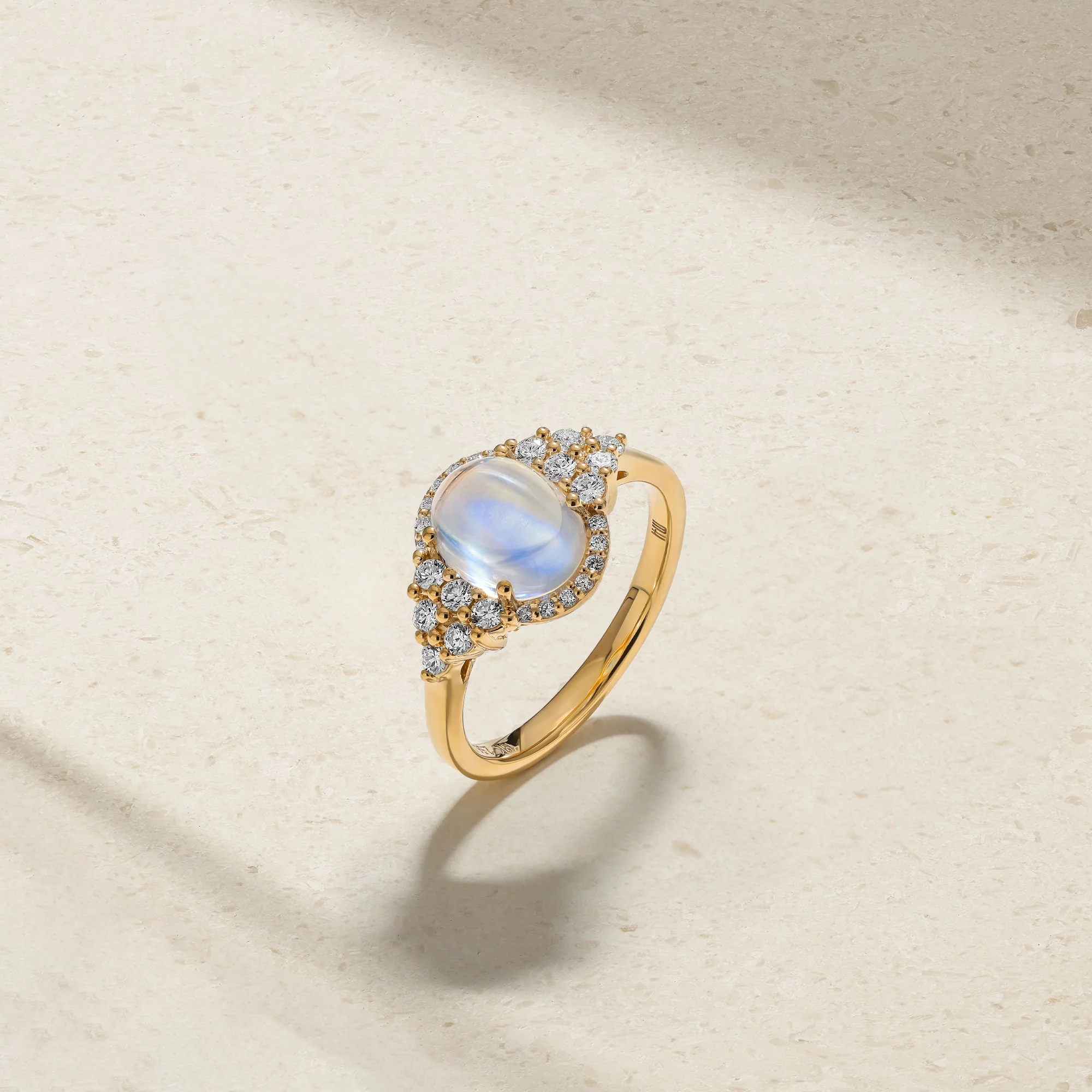 Grapevine Moonstone and Diamond Ring - Image 3