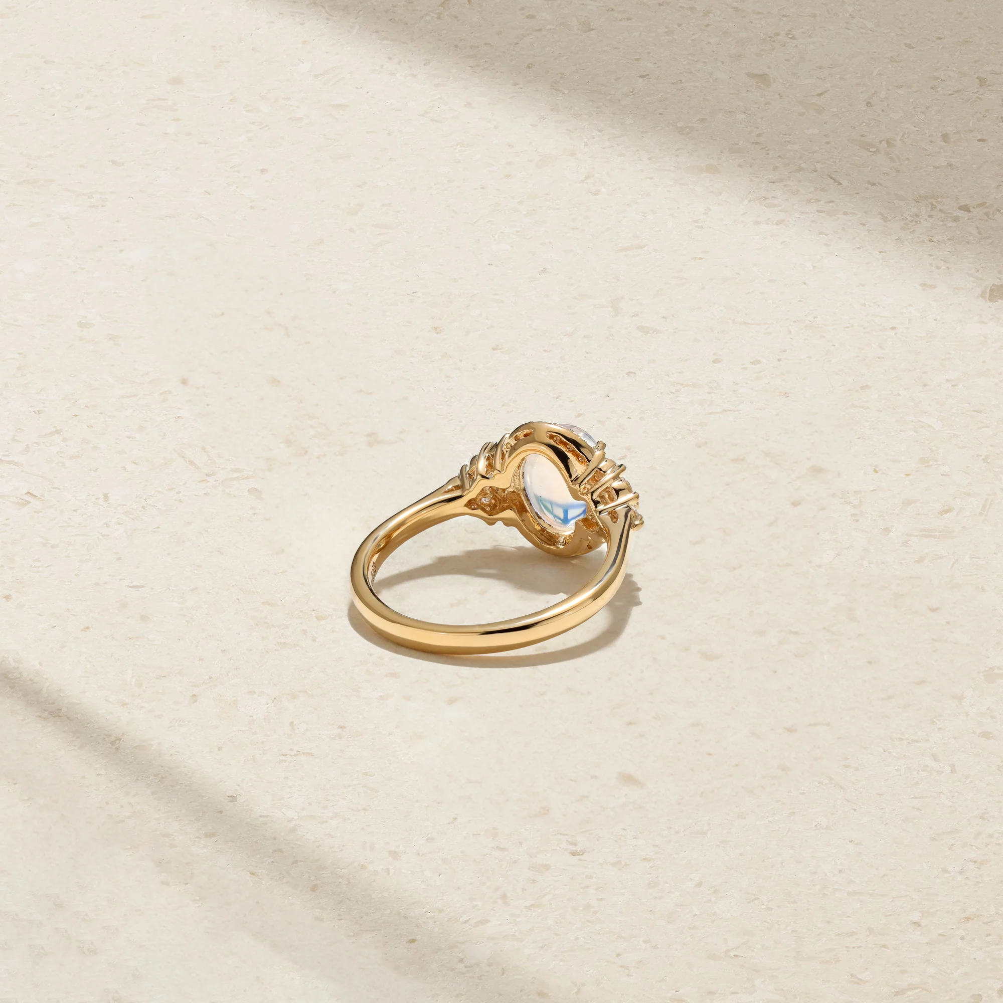 Grapevine Moonstone and Diamond Ring - Image 4