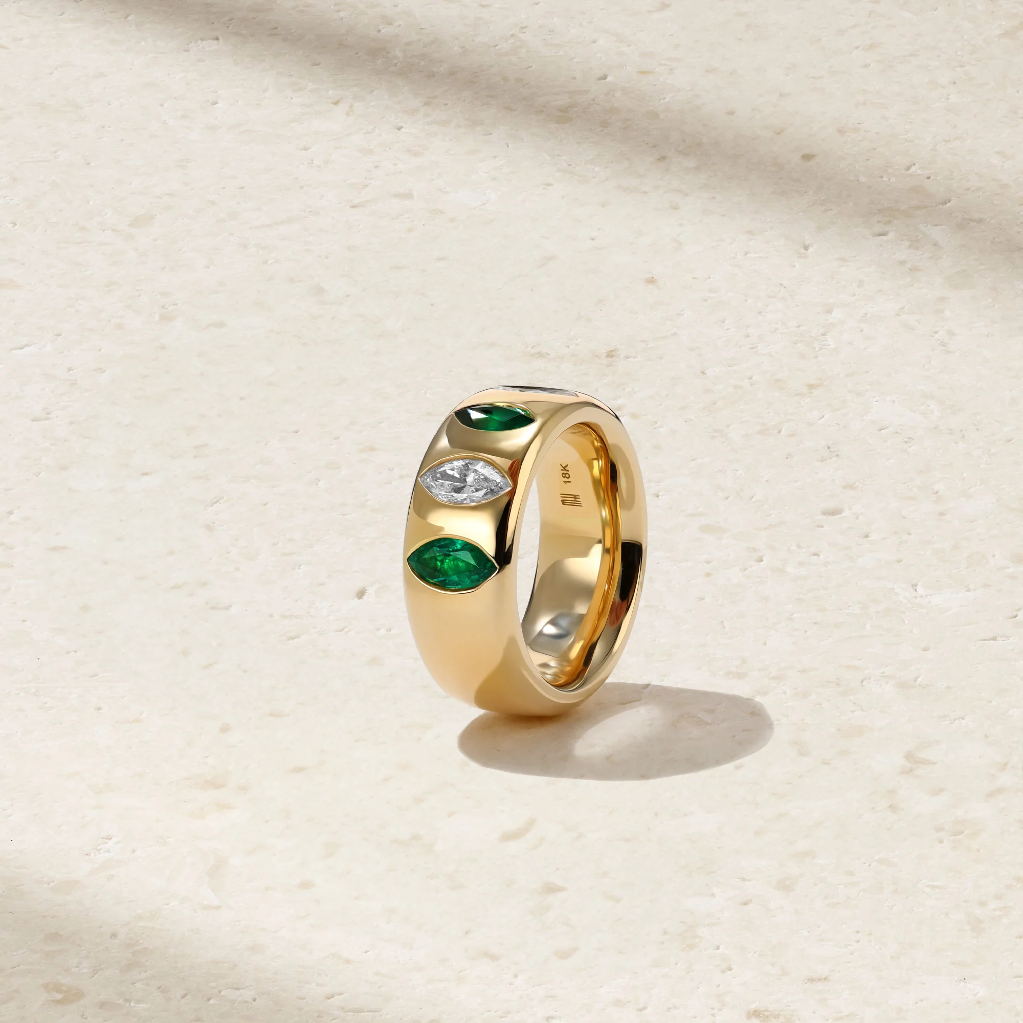 Guardian Grand Emerald and Diamond Ring - Image 2