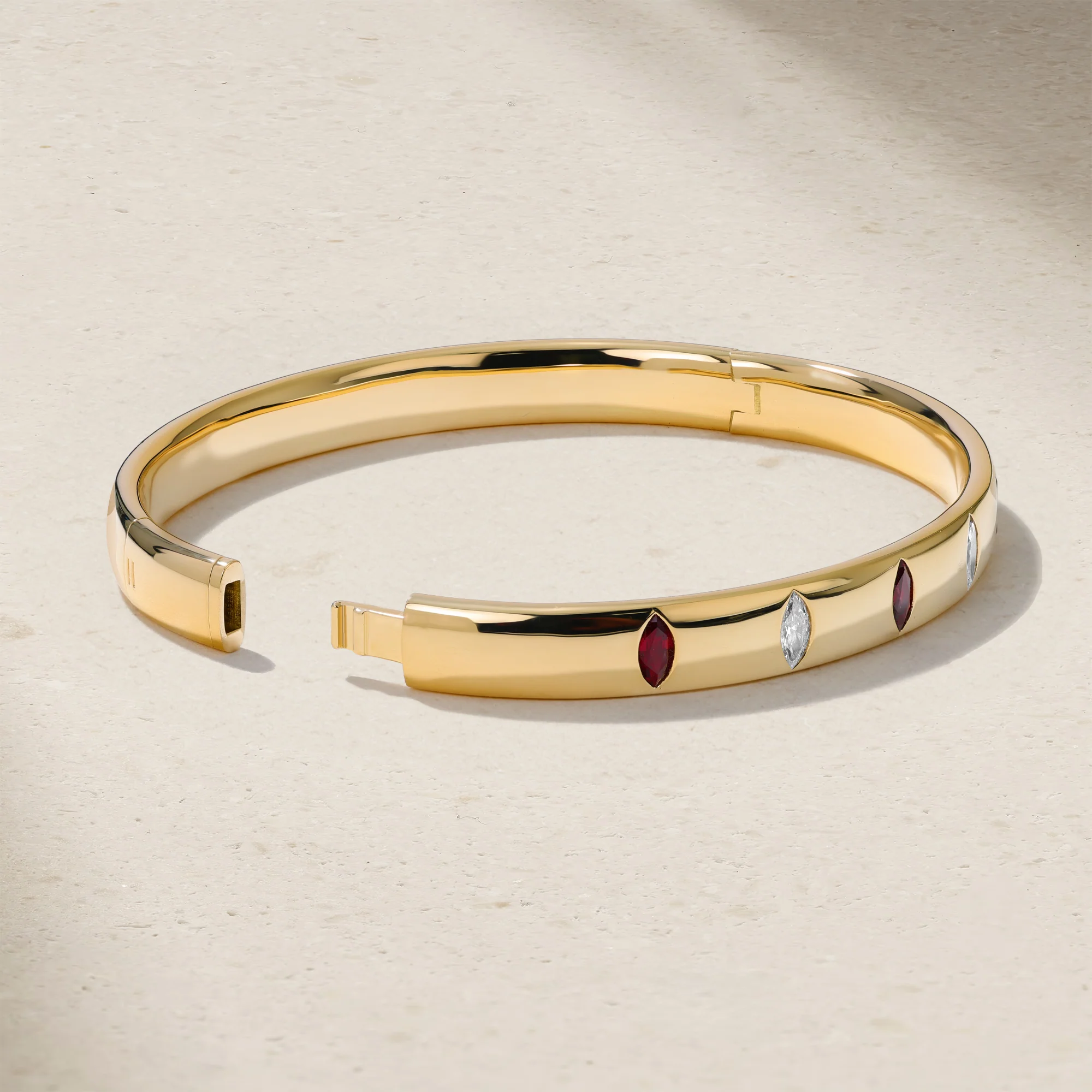 Guardian Ruby and Diamond Bangle - Image 2