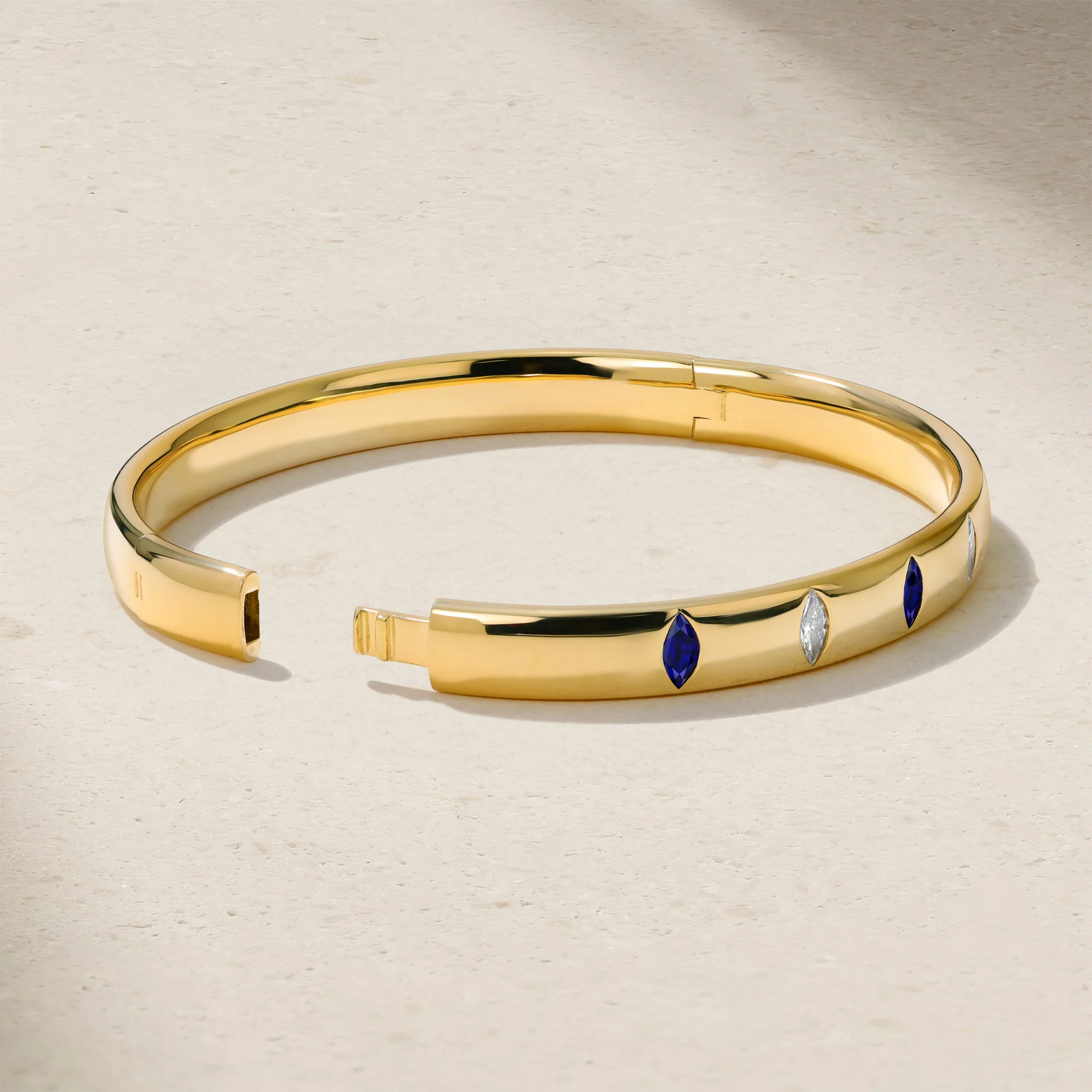 Guardian Sapphire and Diamond Bangle - Image 2