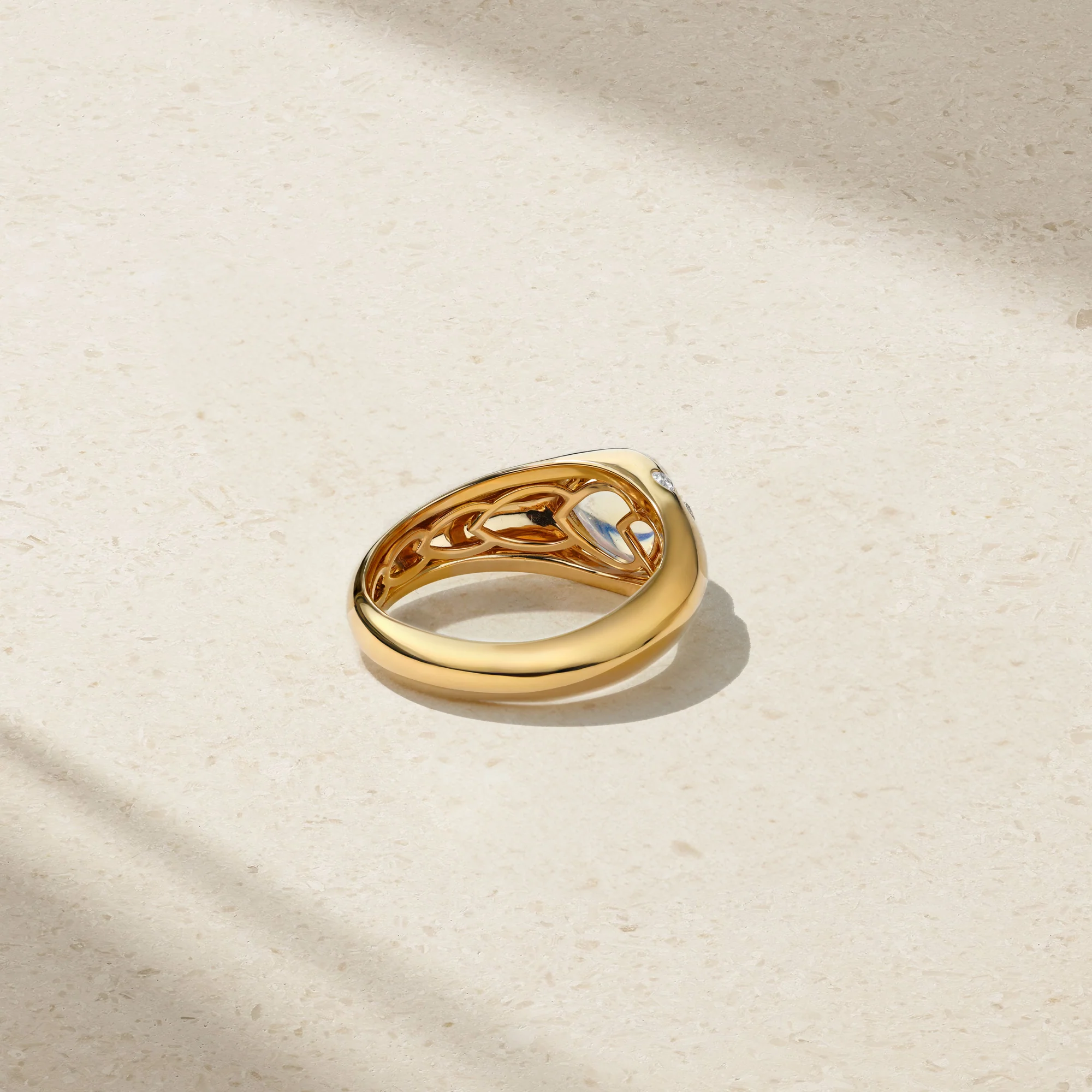 Gumdrop Moonstone Cigar Band - Image 3