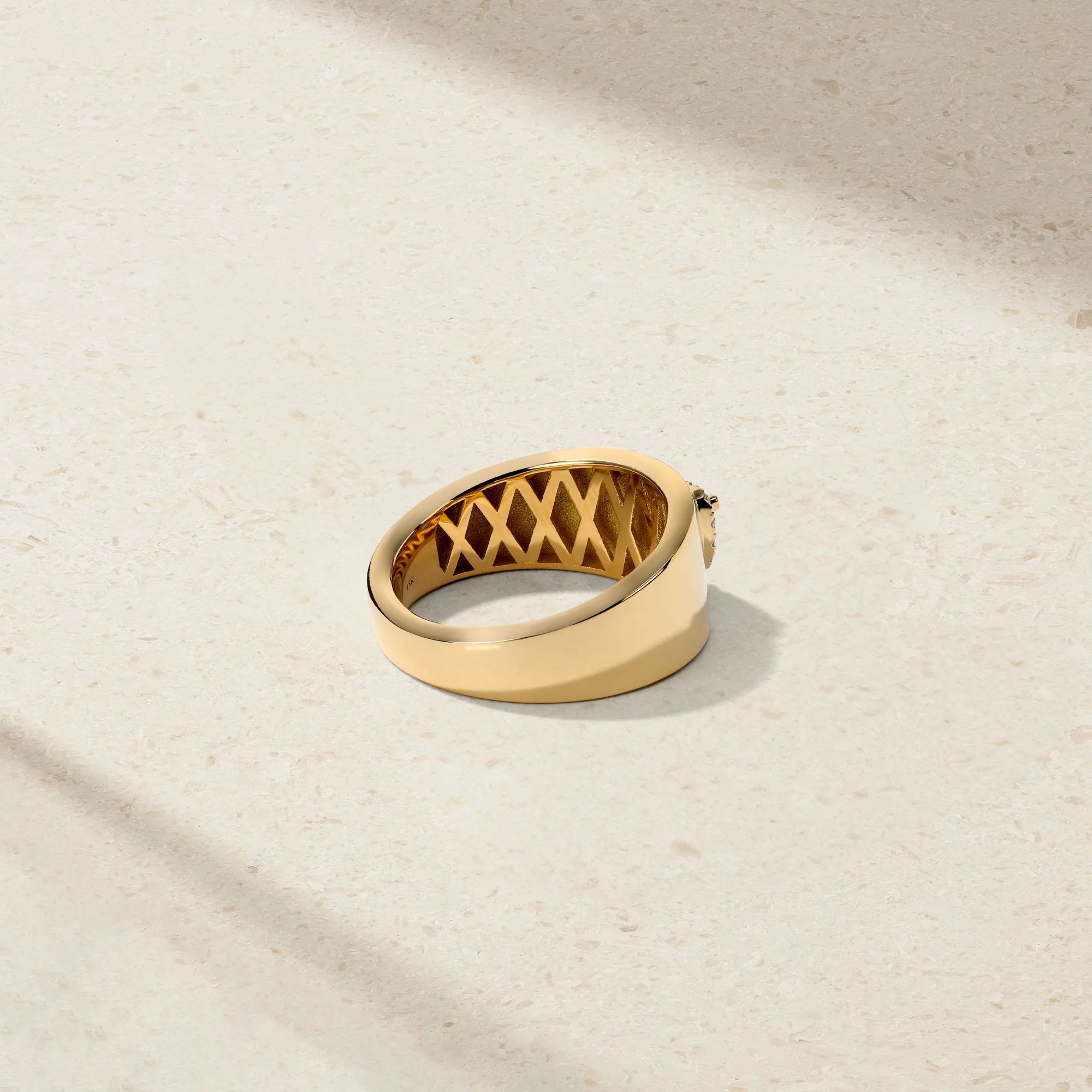 Heirloomed Marquise Alexandrite Cigar Band - Image 3