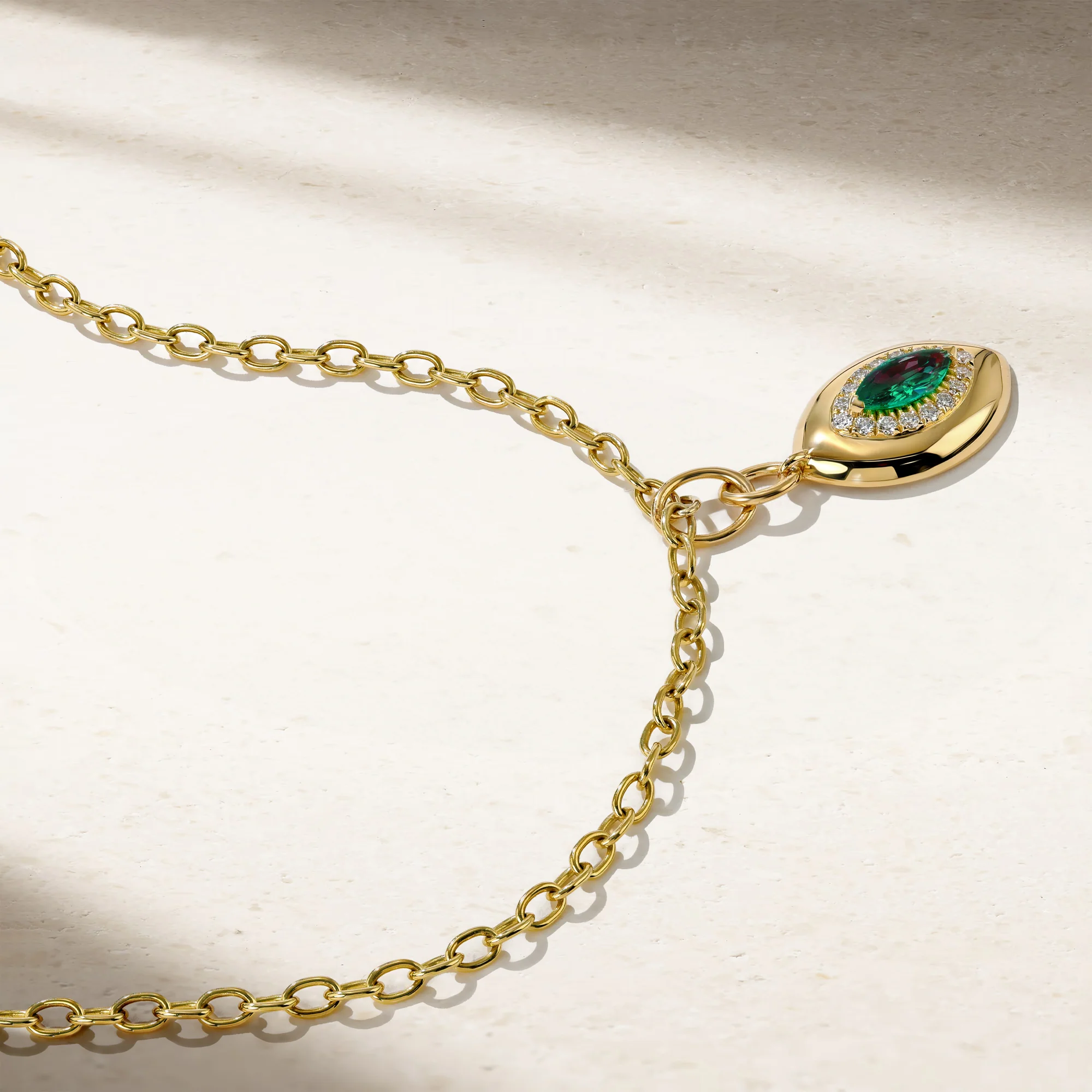 Heirloomed Marquise Alexandrite Pendant - Image 3