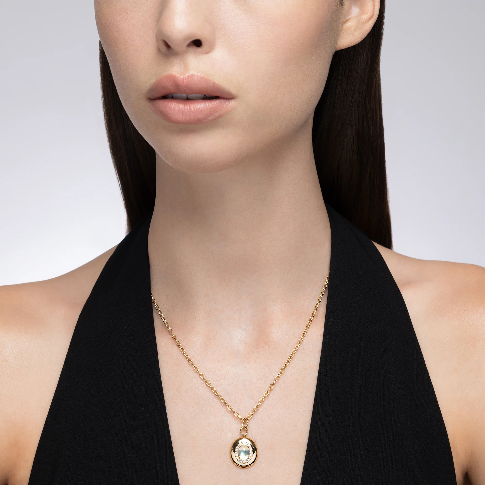 Heirloomed Oval Moonstone Pendant - Image 2