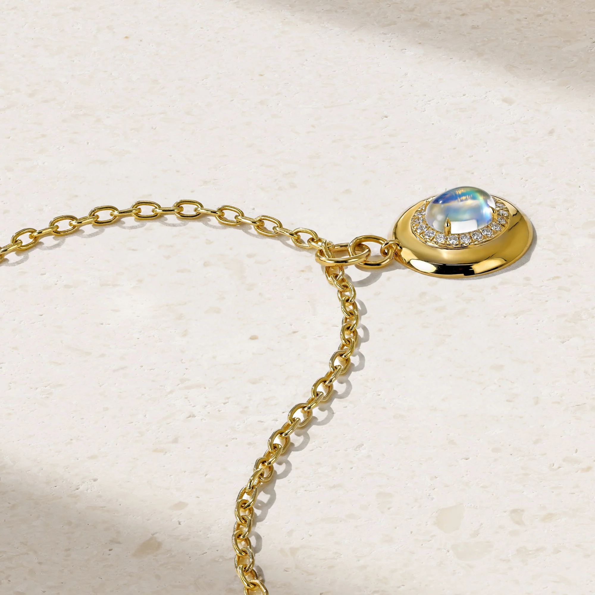 Heirloomed Oval Moonstone Pendant - Image 3