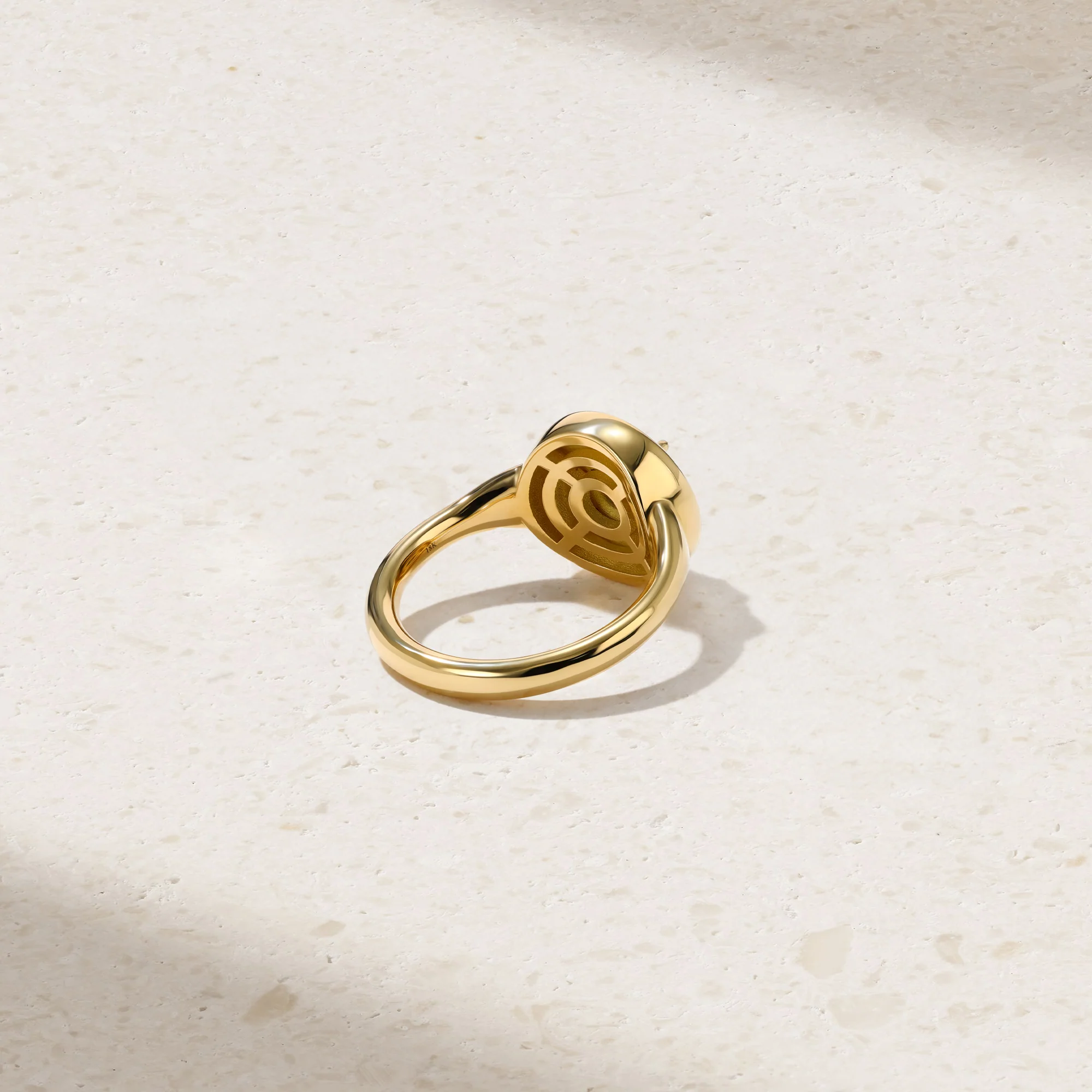 Heirloomed Round Sapphire Ring - Image 3