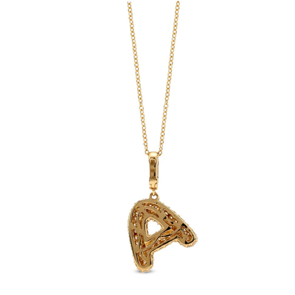 Initial "A" Diamond Pendant - Image 4