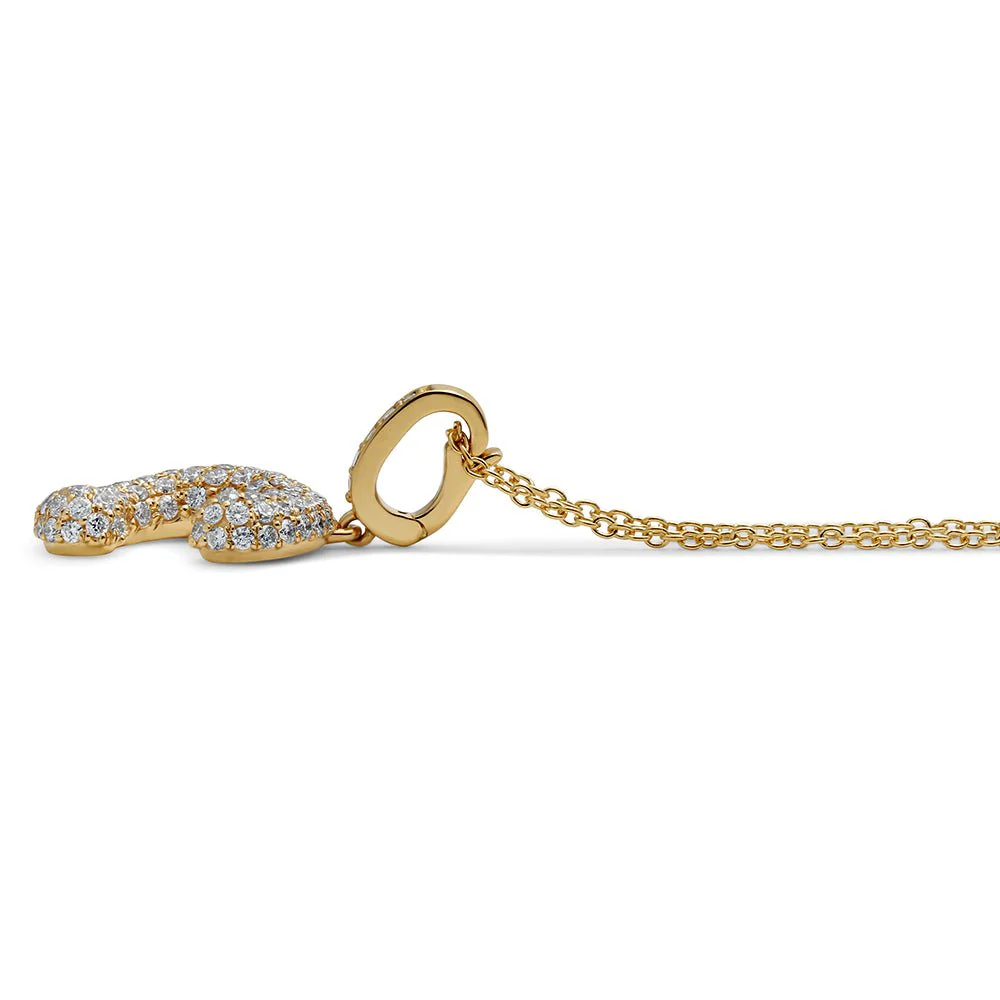 Initial "C" Diamond Pendant - Image 3