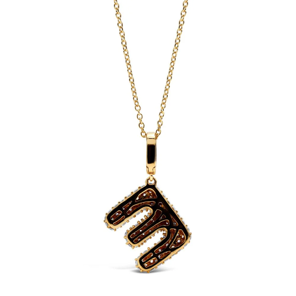 Initial "E" Diamond Pendant - Image 4
