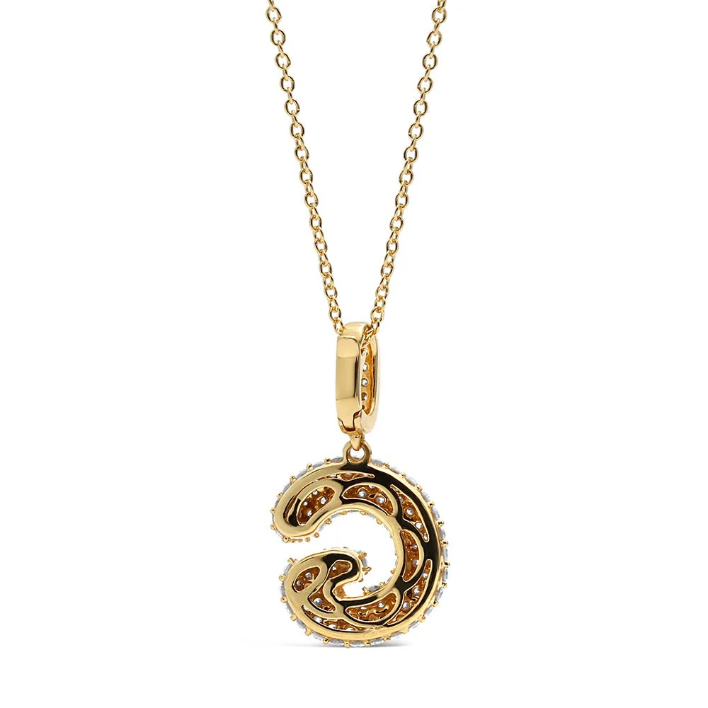 Initial "G" Diamond Pendant - Image 4