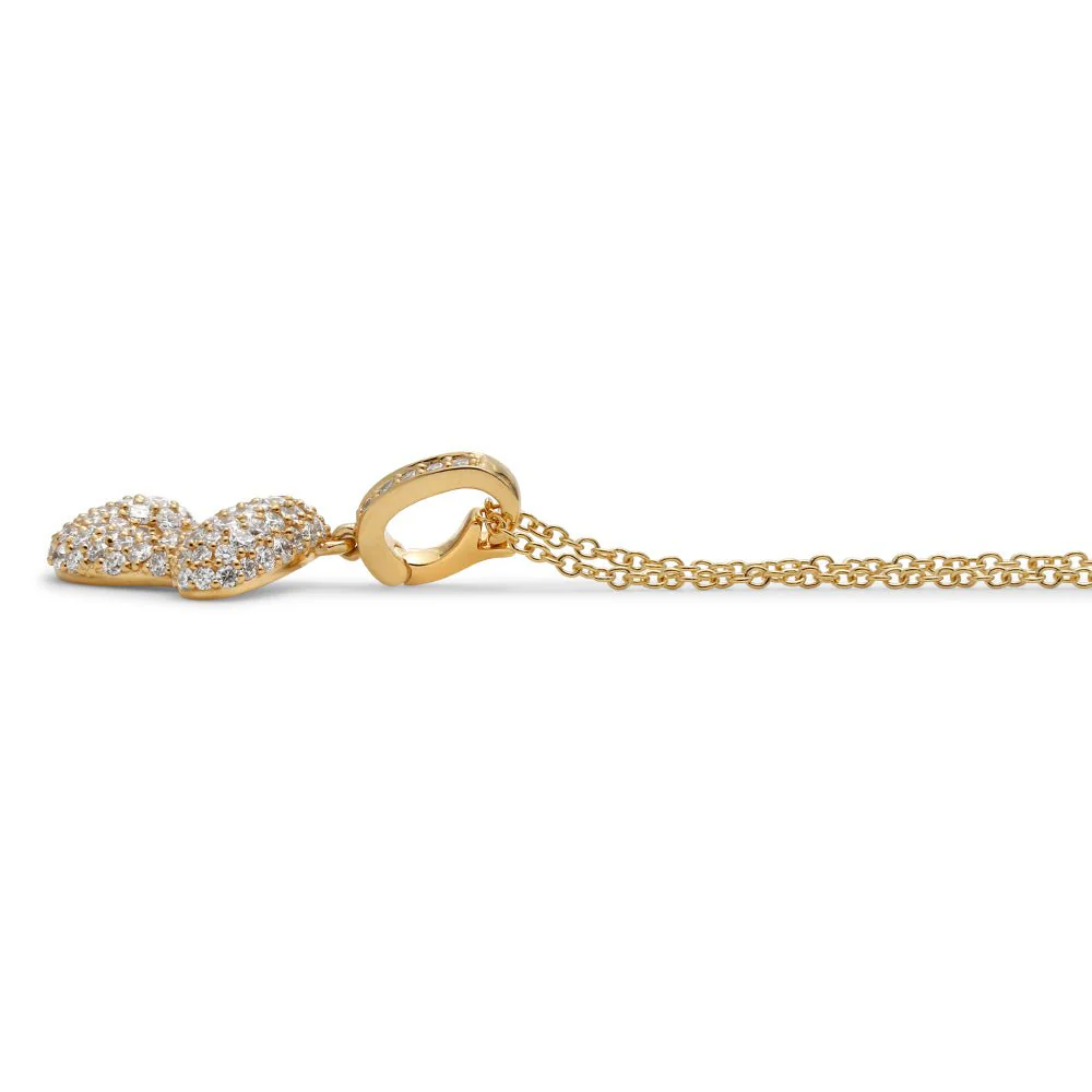 Initial "J" Diamond Pendant - Image 3