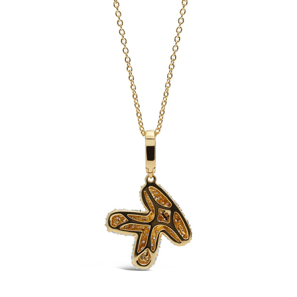 Initial "K" Diamond Pendant - Image 4