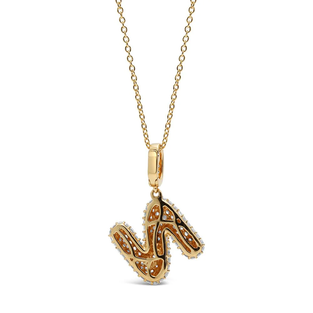 Initial "N" Diamond Pendant - Image 4