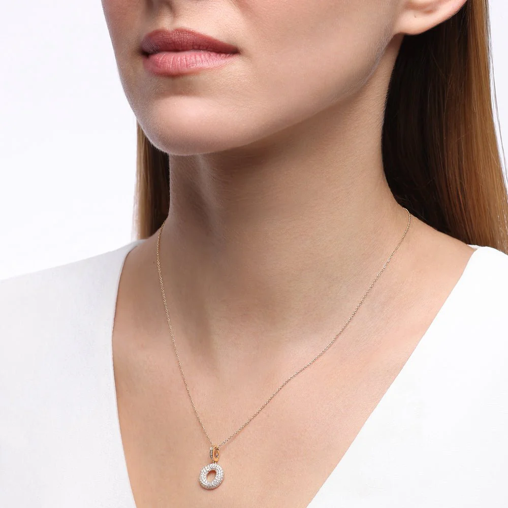 Initial "O" Diamond Pendant - Image 2