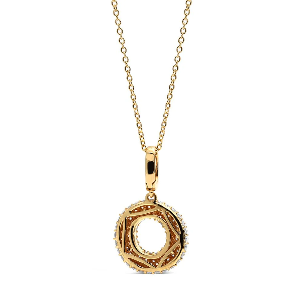 Initial "O" Diamond Pendant - Image 4