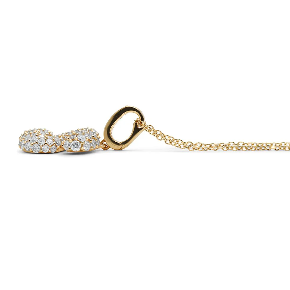 Initial "S" Diamond Pendant - Image 3