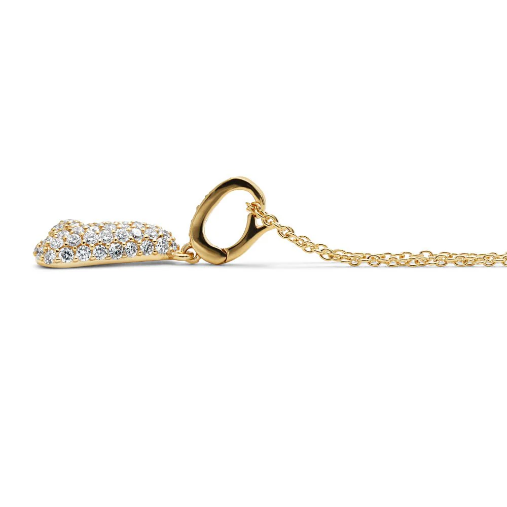 Initial "T" Diamond Pendant - Image 3