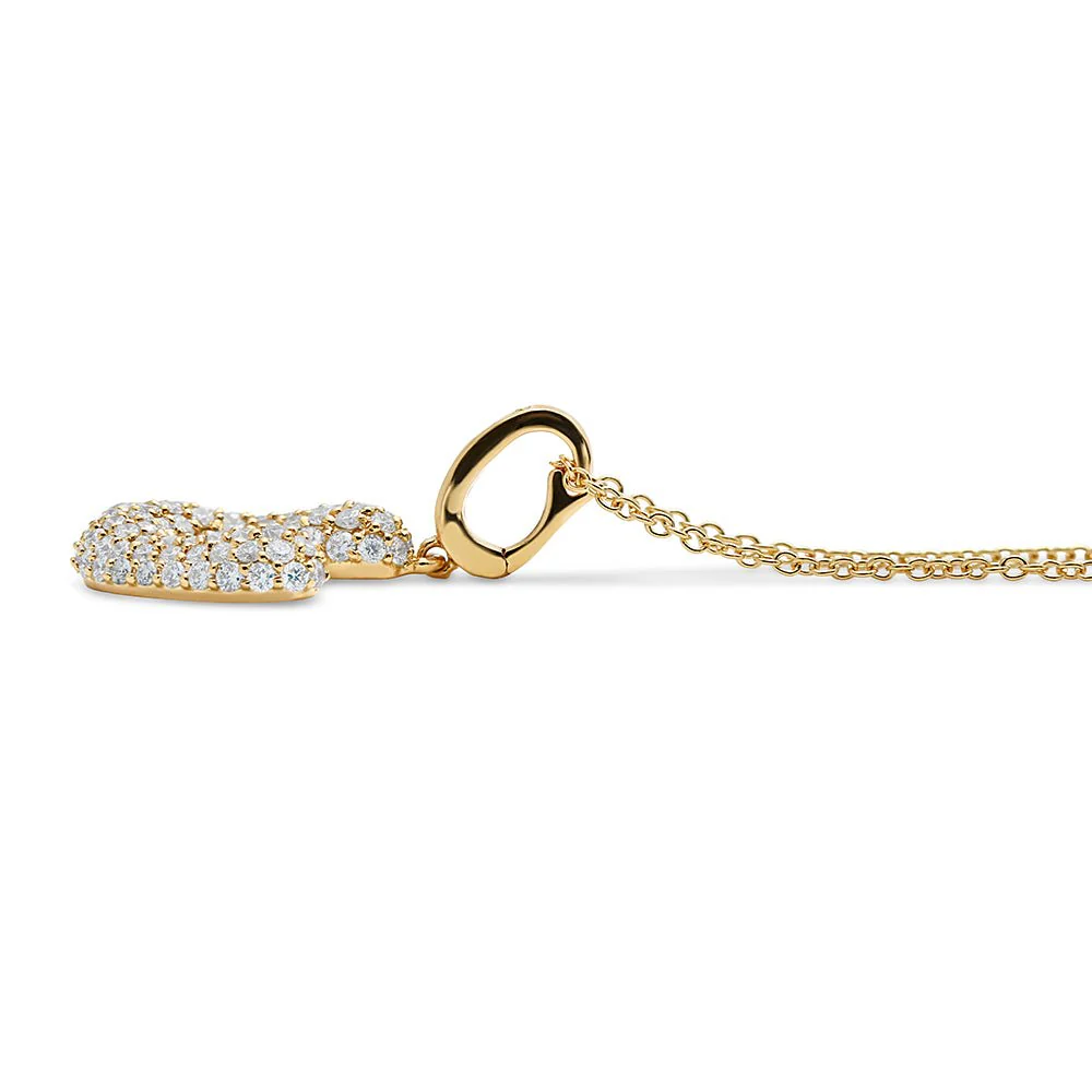 Initial "U" Diamond Pendant - Image 3
