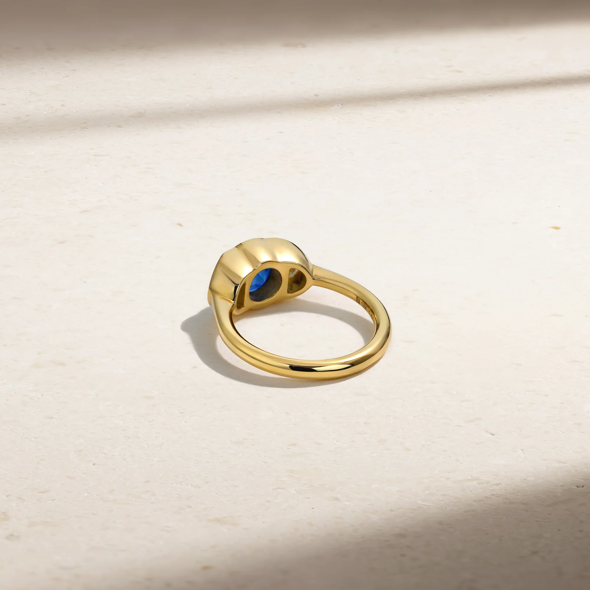 Modern Icon Sapphire and Diamond Ring - Image 4