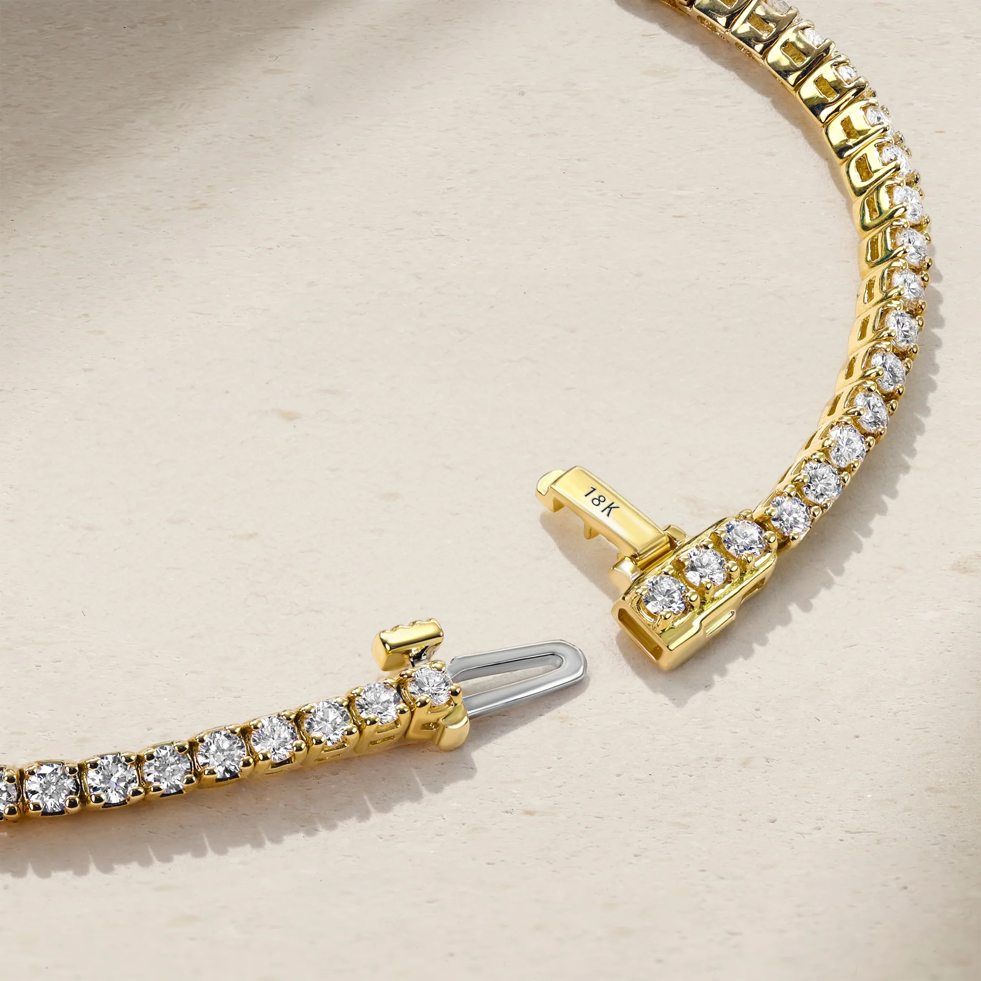 Petite Nouveau Emerald and Diamond Tennis Bracelet - Image 4
