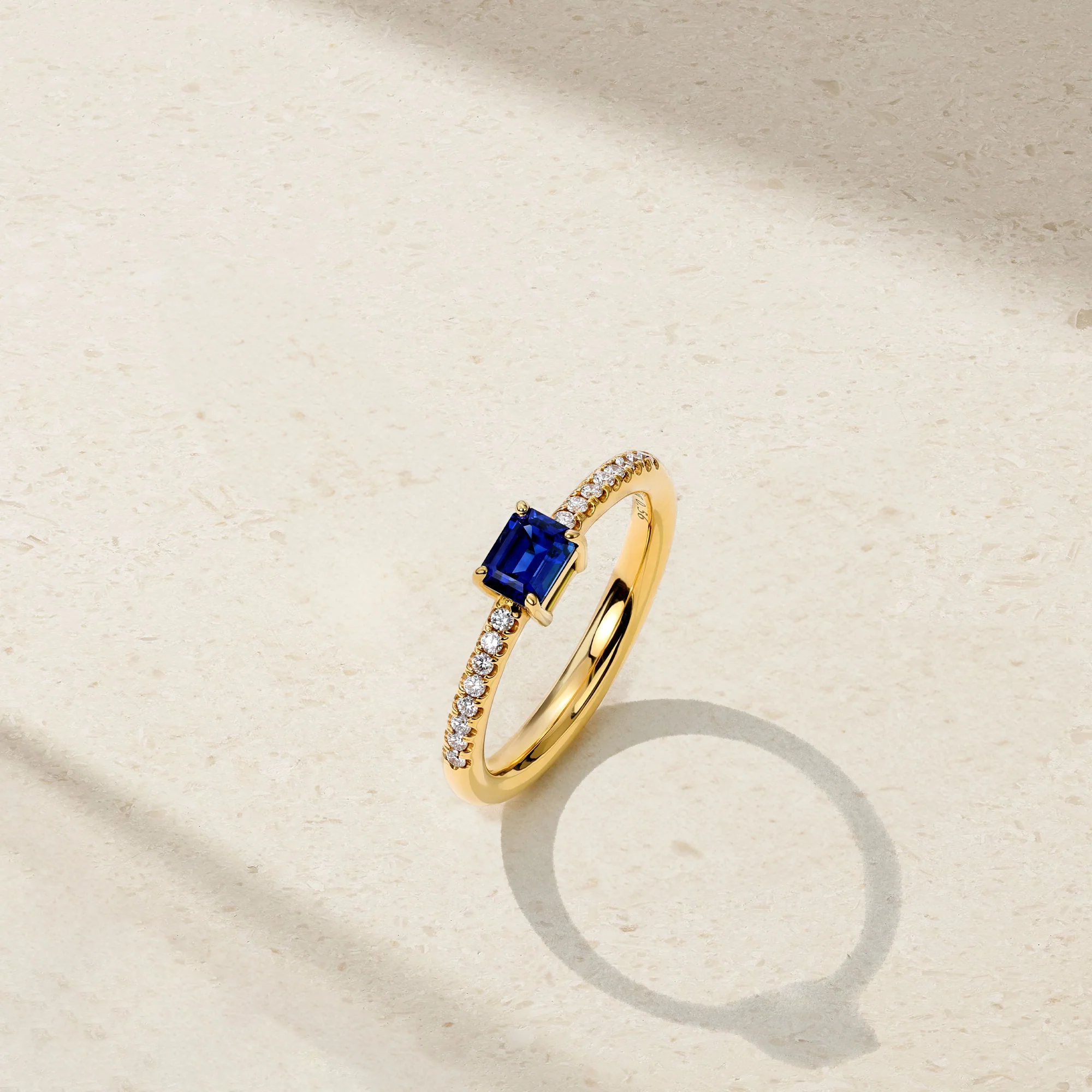 Petite Nouveau Sapphire Ring - Image 3