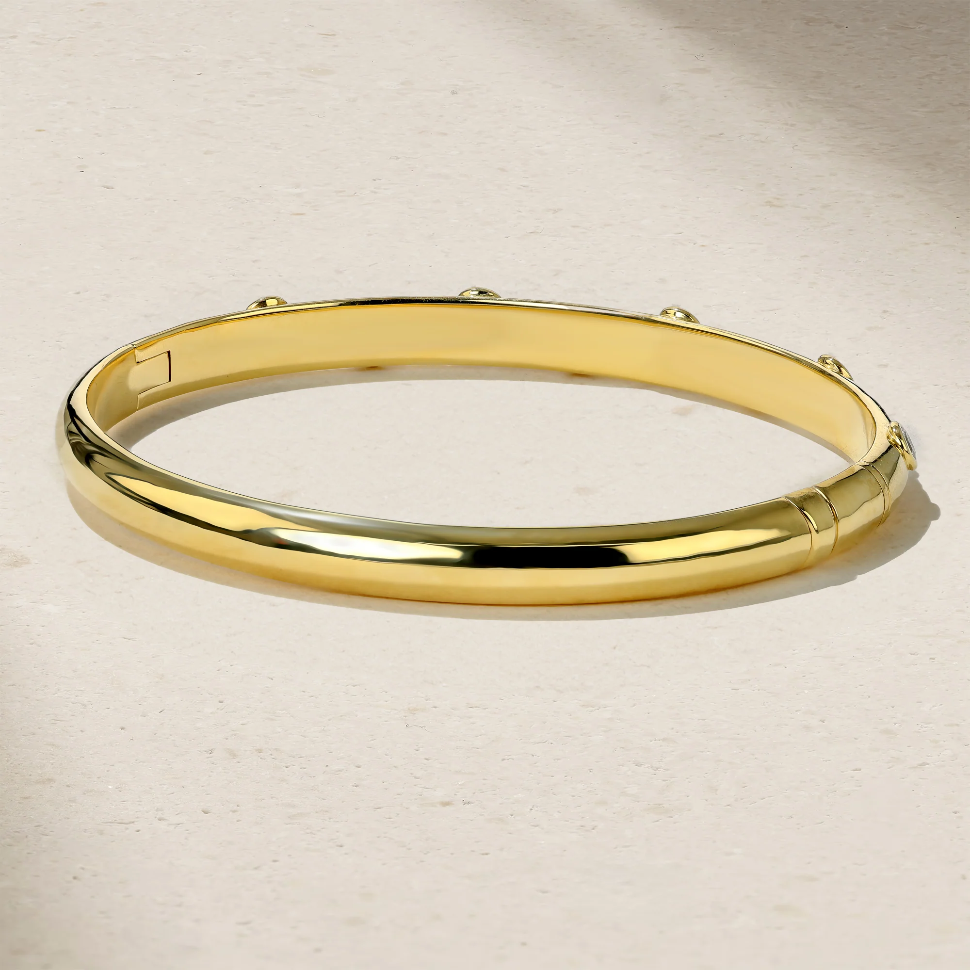 Riva Crest Diamond Bangle - Image 4