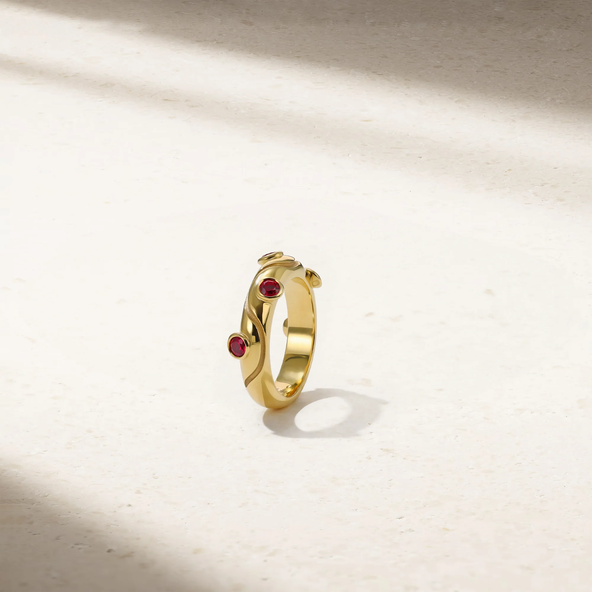 Riva Crest Ruby Ring - Image 3