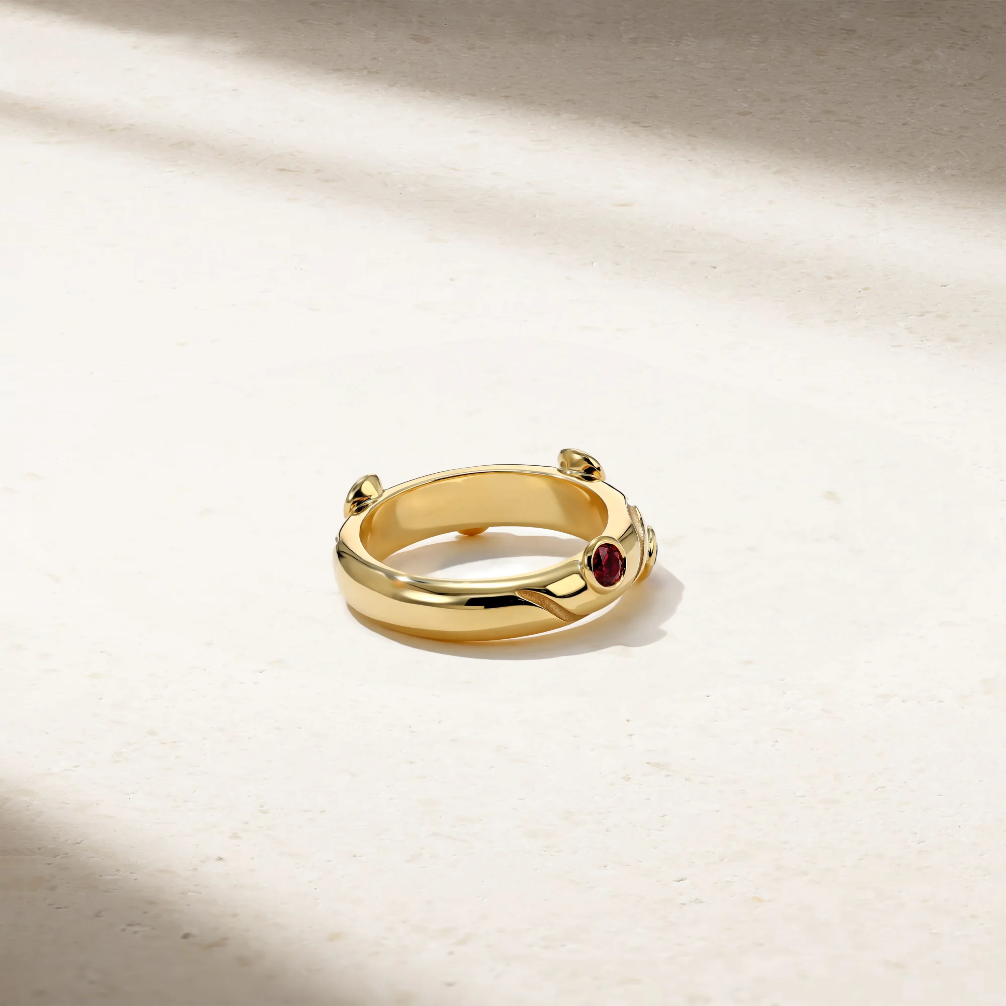 Riva Crest Ruby Ring - Image 4