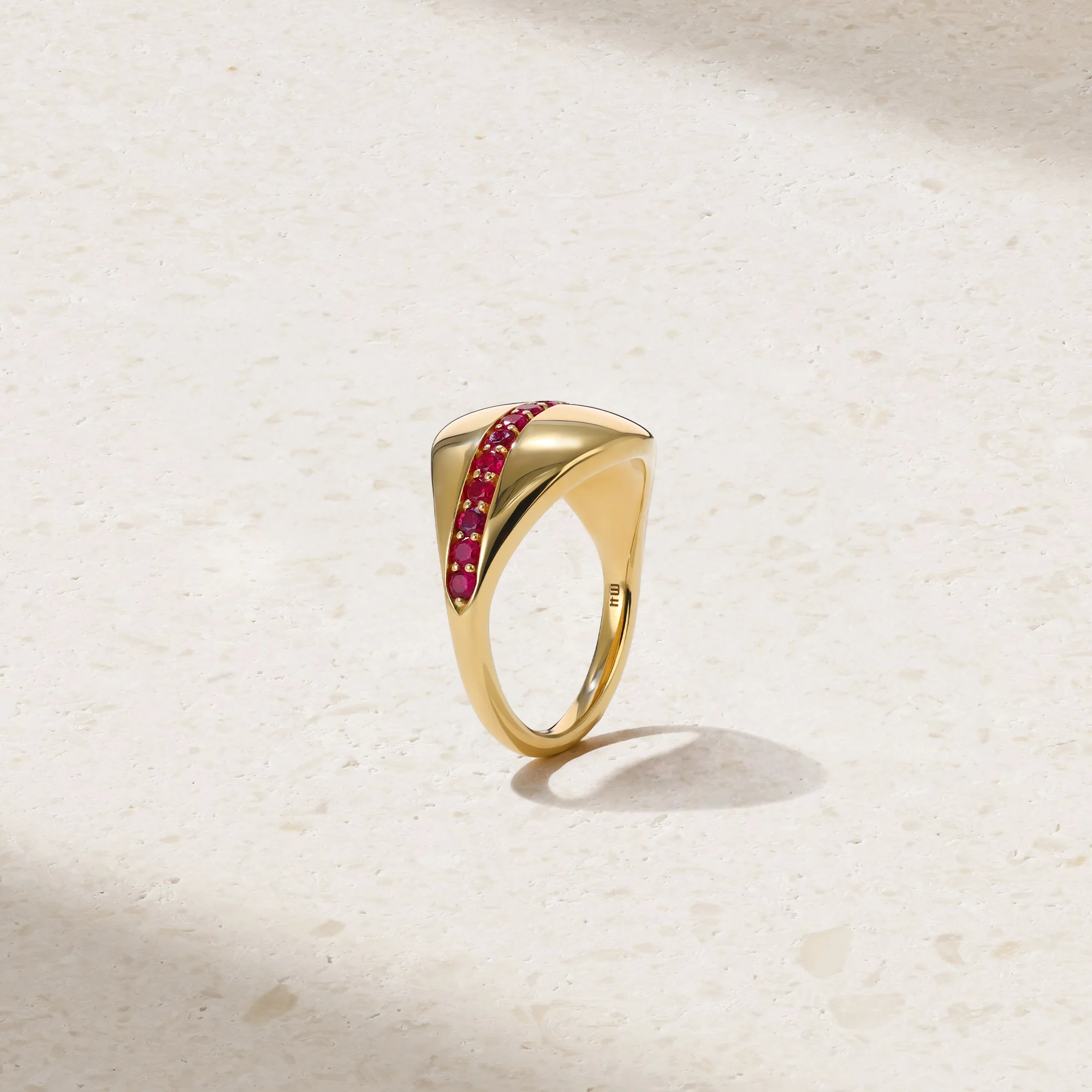Saturn Ruby Ring - Image 2
