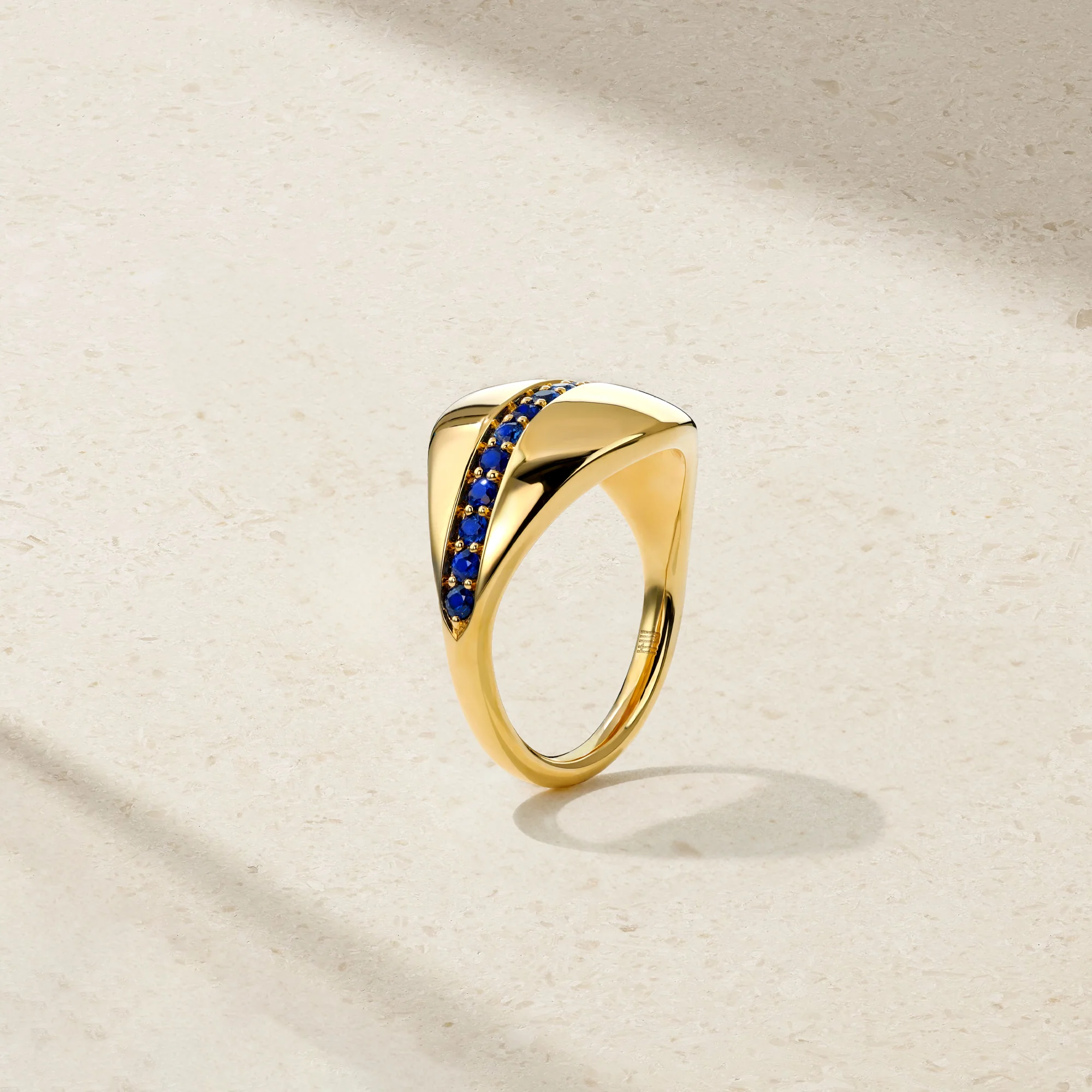 Saturn Sapphire Ring - Image 2