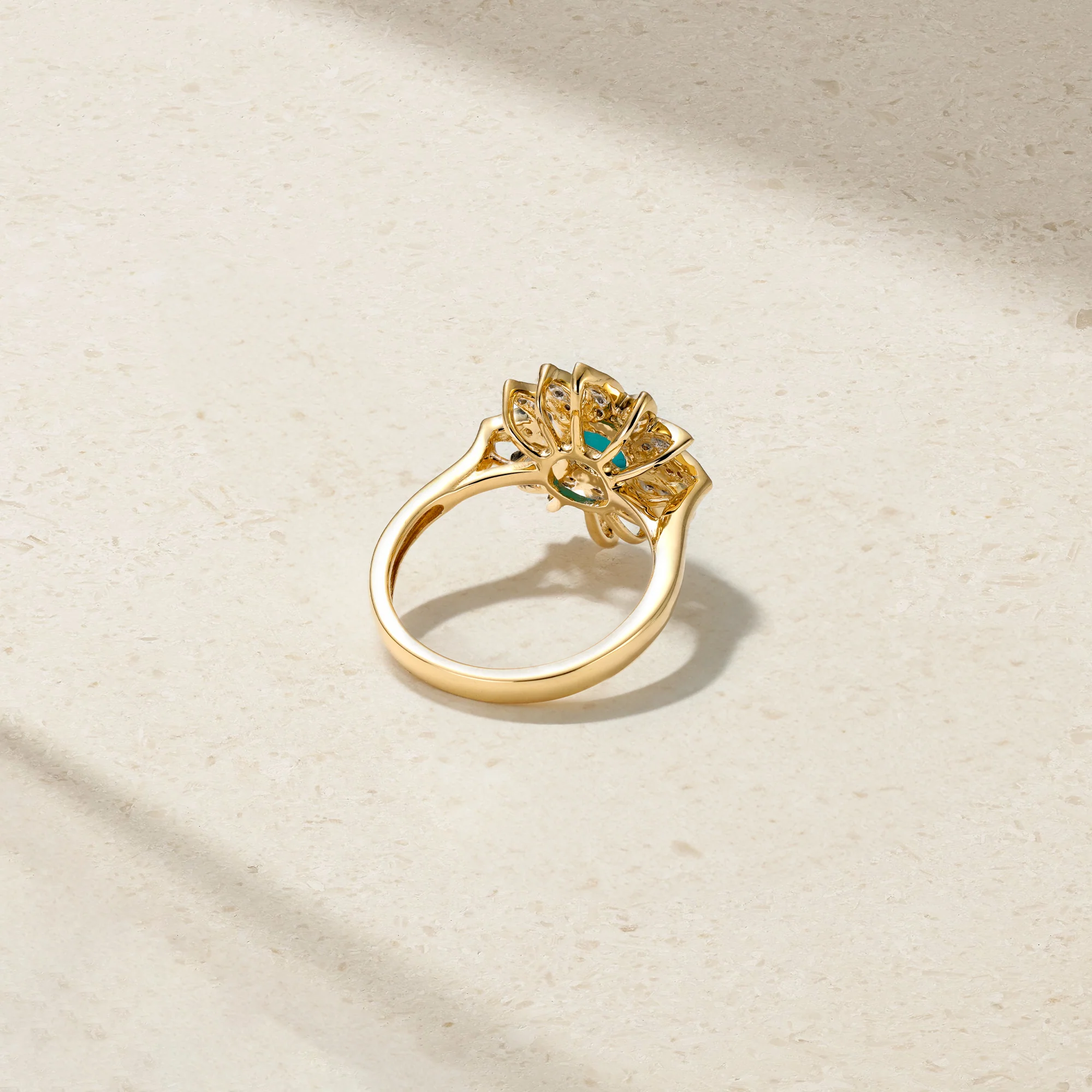 Solstice Turquoise and Diamond Ring - Image 4