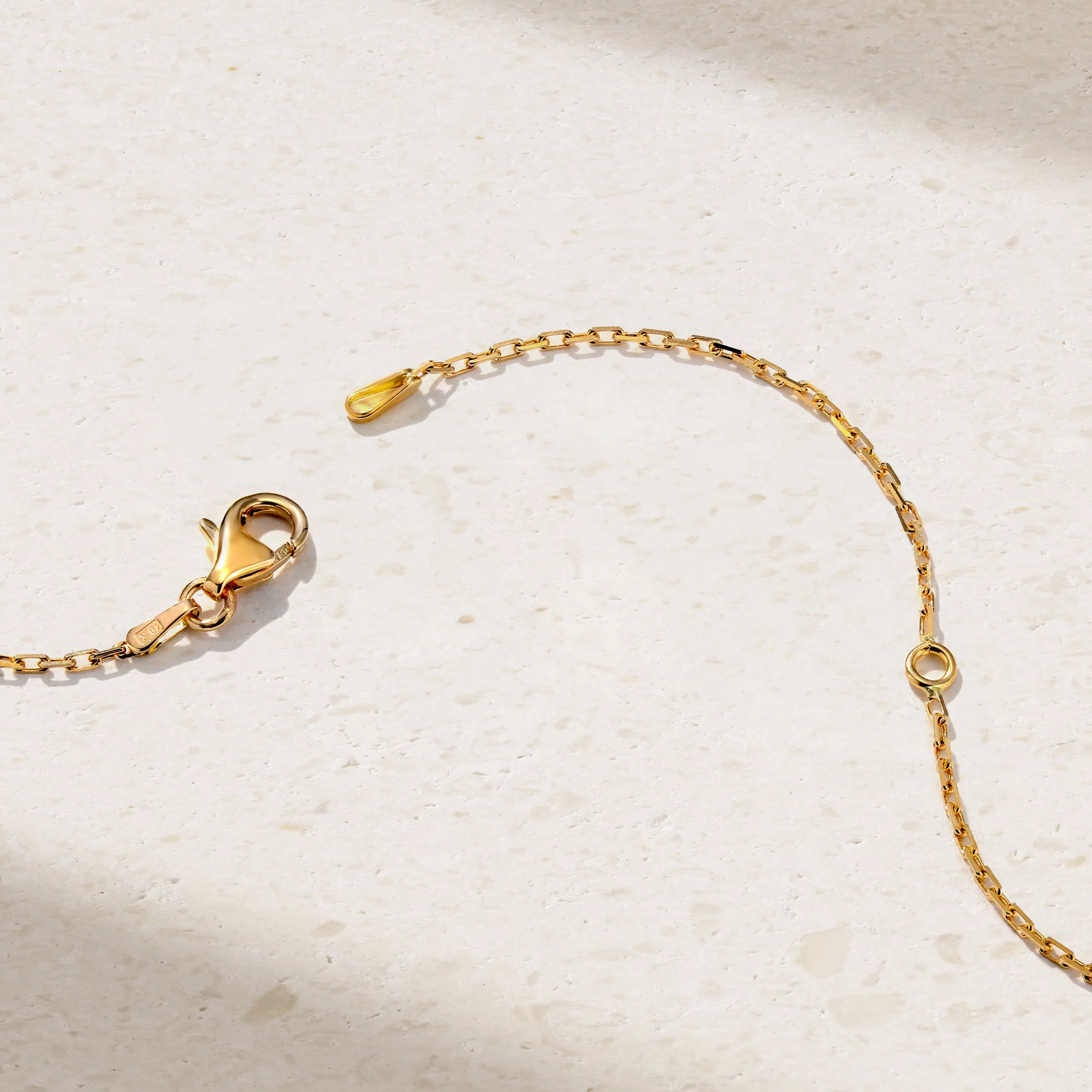 Trinity Emerald and Diamond Station Necklace - Image 3