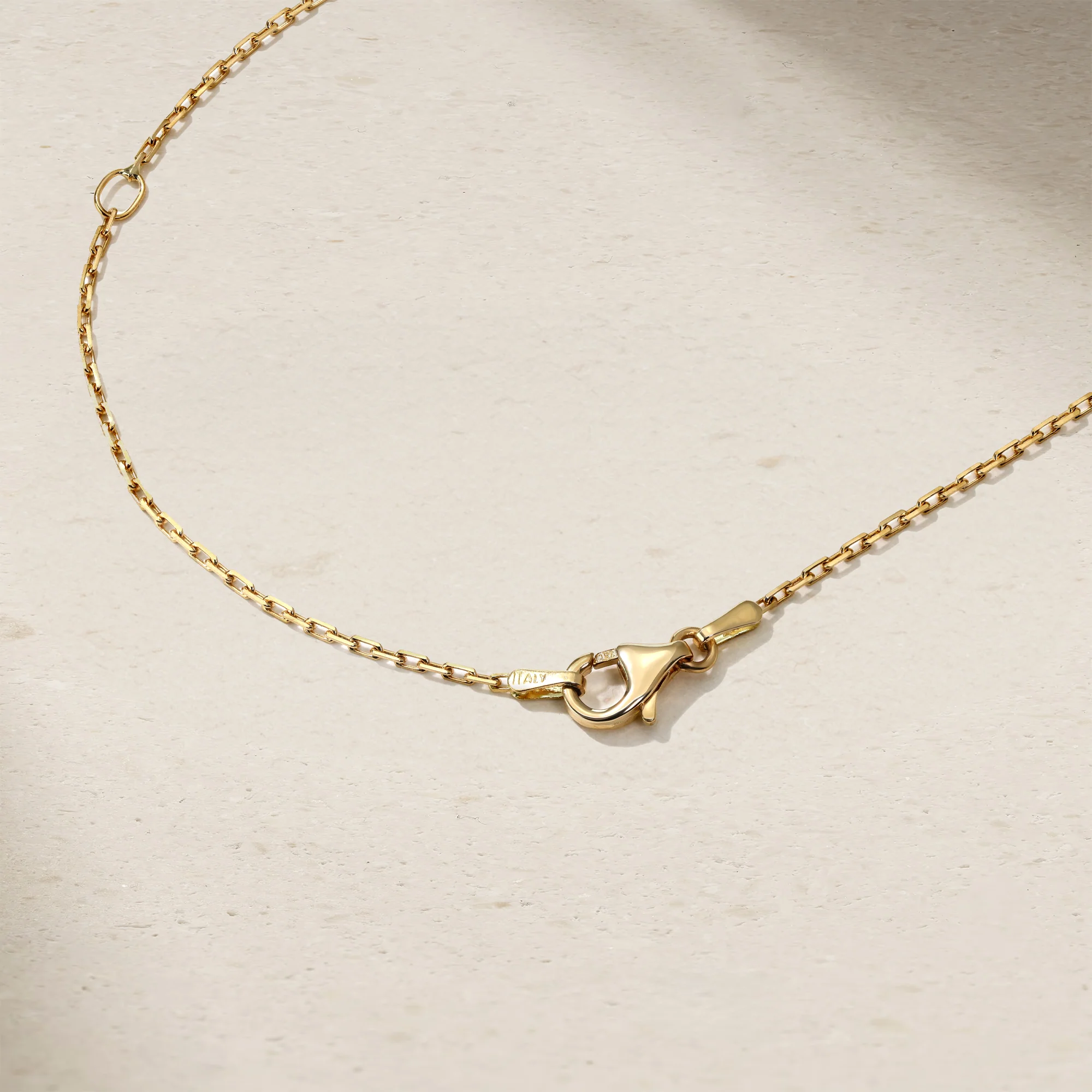 Trinity Sapphire and Diamond Station Necklace - Image 4