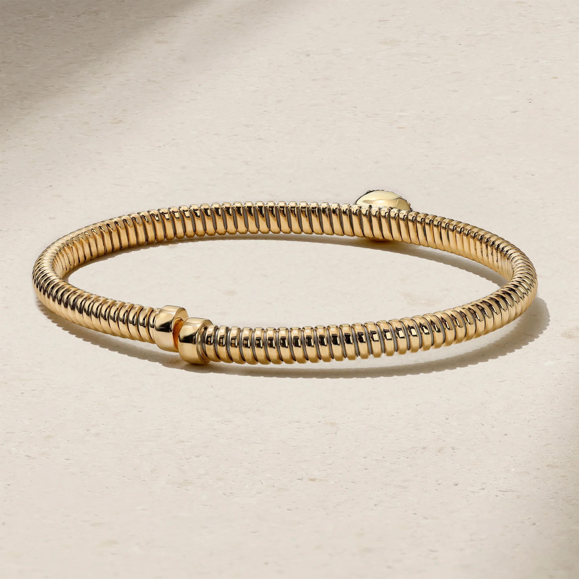 Tubogas Sapphire and Diamond Flex Bangle - Image 4
